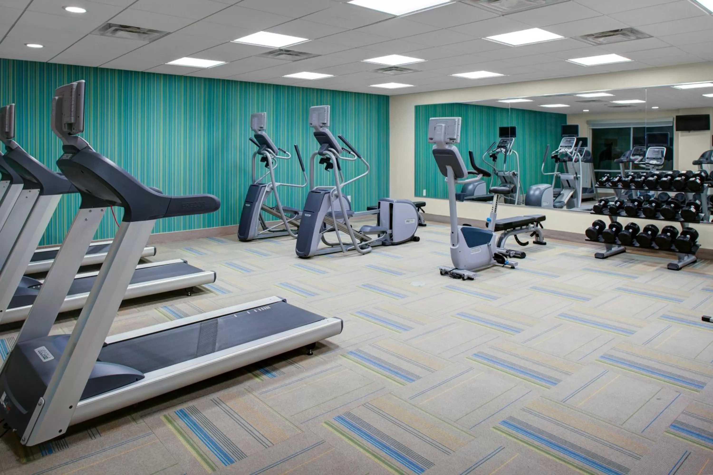Fitness centre/facilities in Holiday Inn Express & Suites - Houston NW - Cypress Grand Pky by IHG