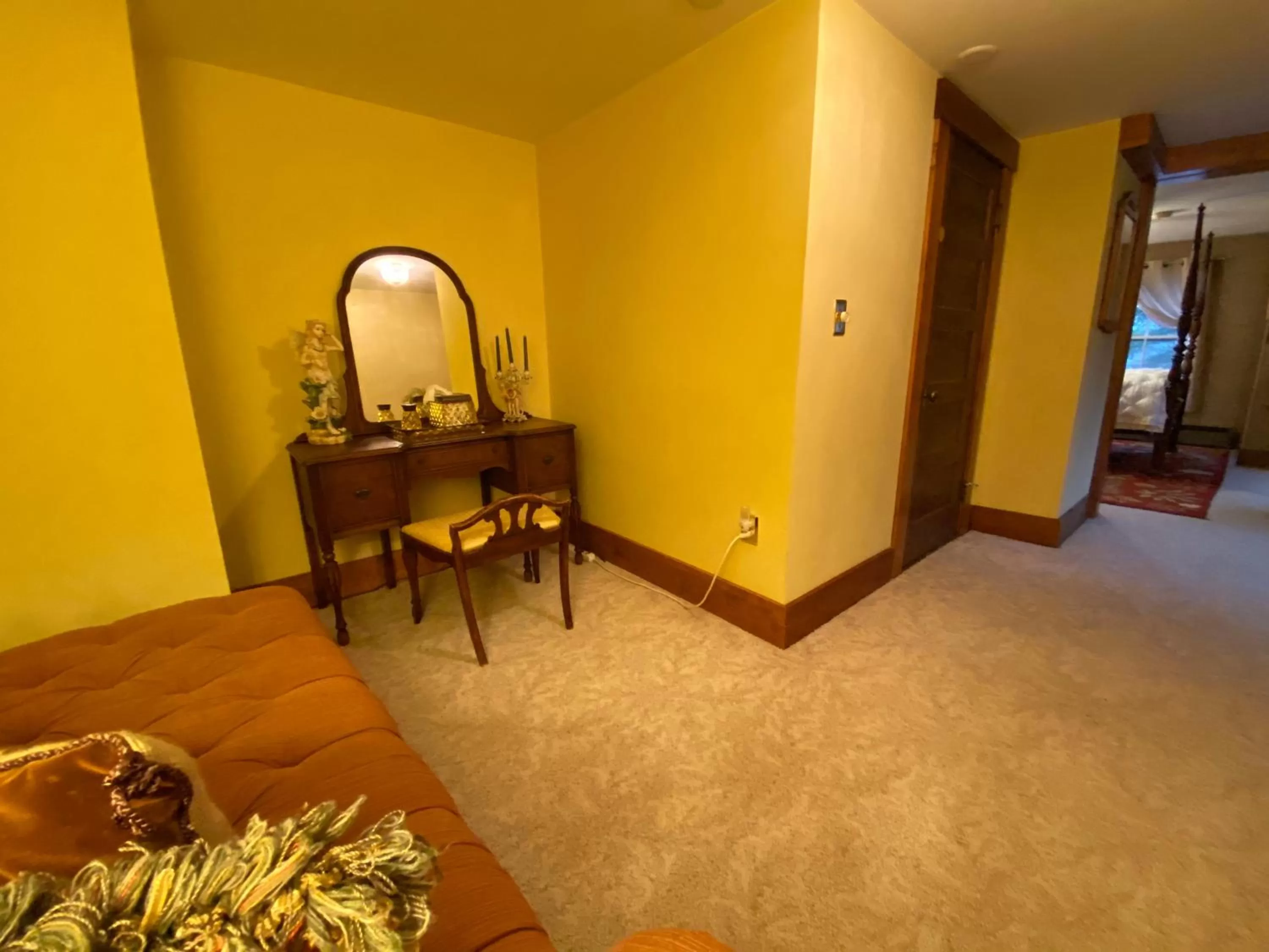 Seating area in Follansbee Inn