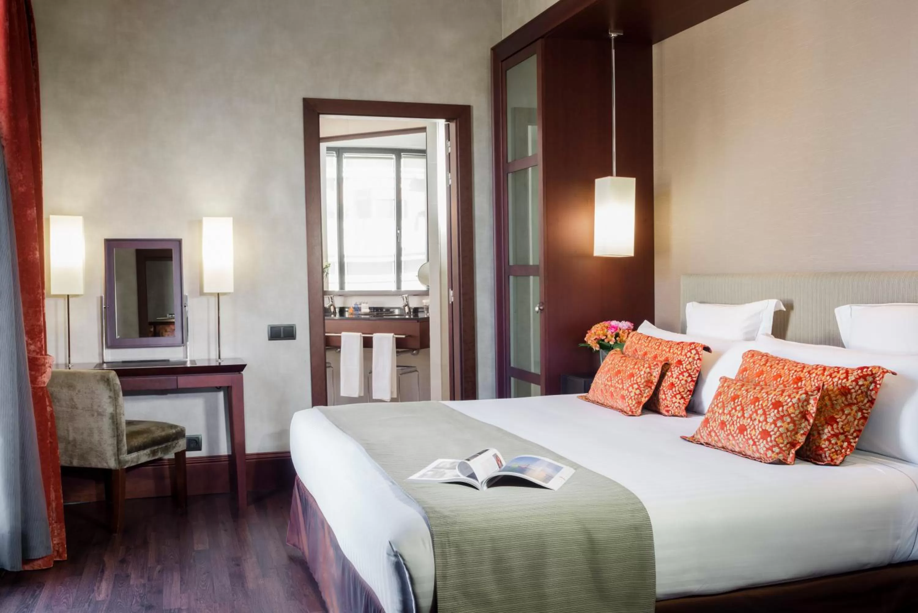 Bed in Hotel Barcelona Center