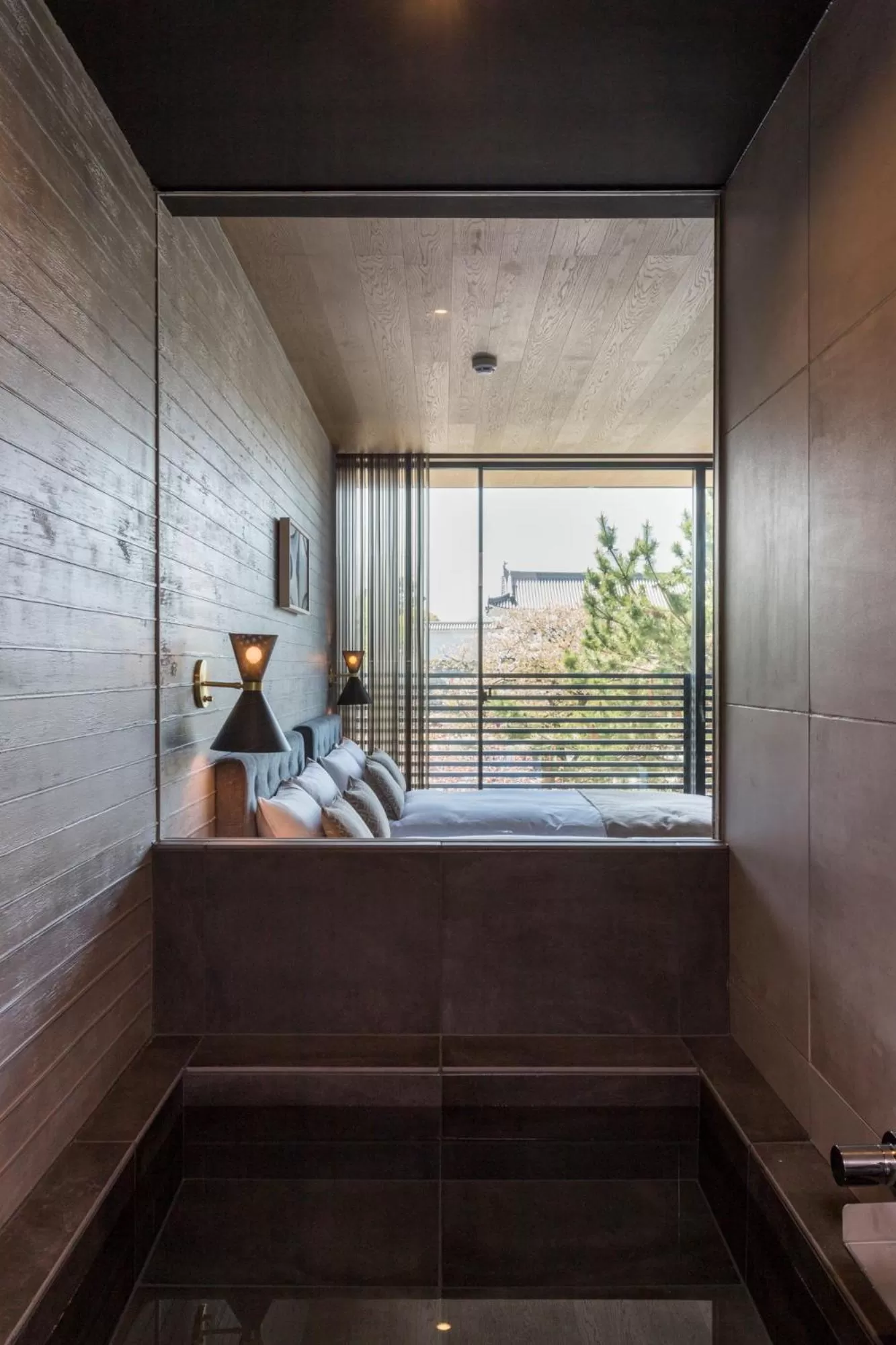 Bed in HOTEL CANATA KYOTO