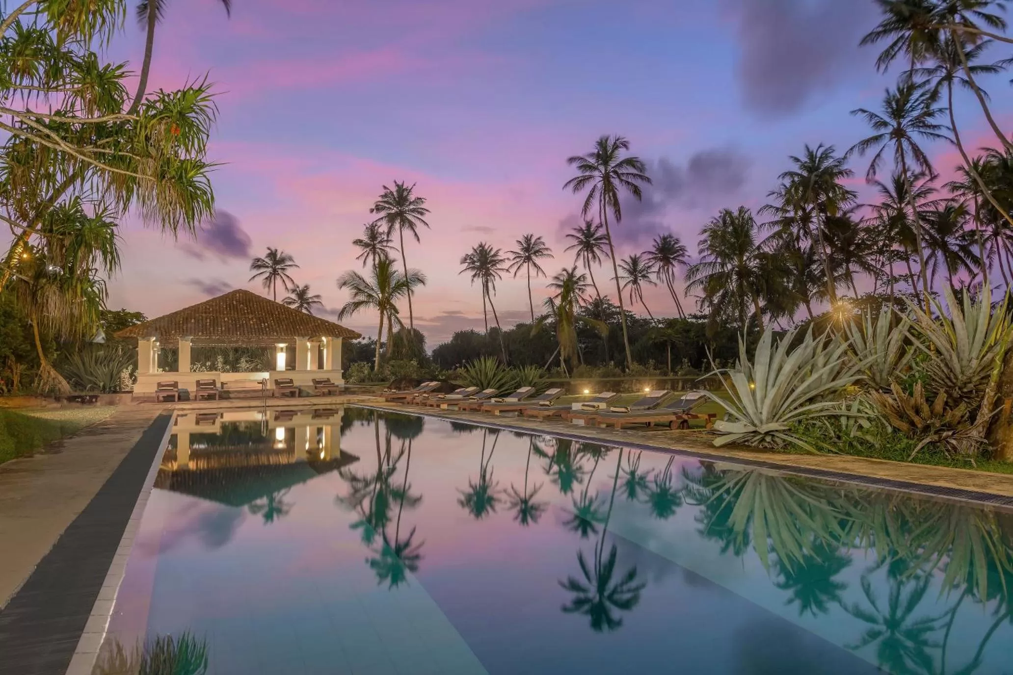 Swimming pool in The Villa Bentota by KK Collection