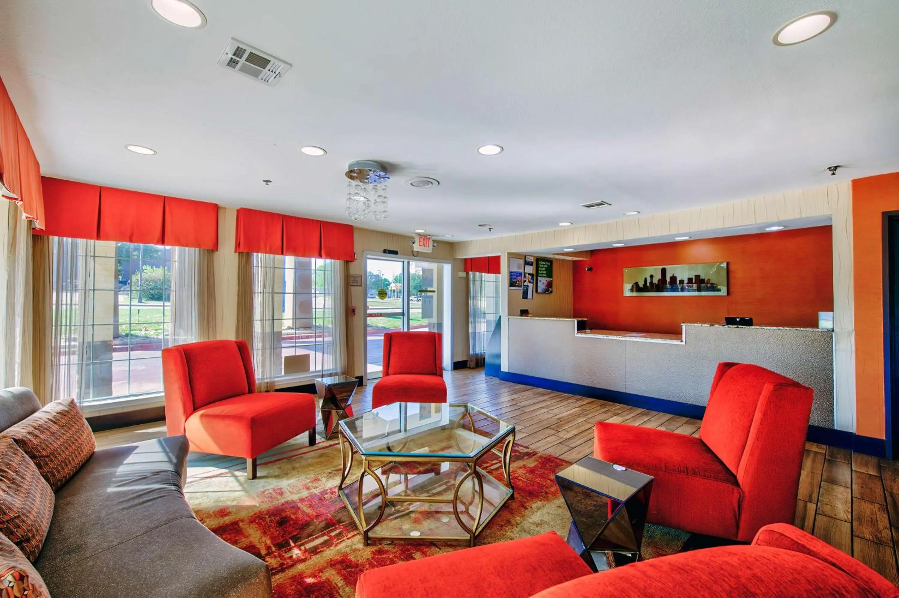Lobby or reception in Motel 6-Arlington, TX