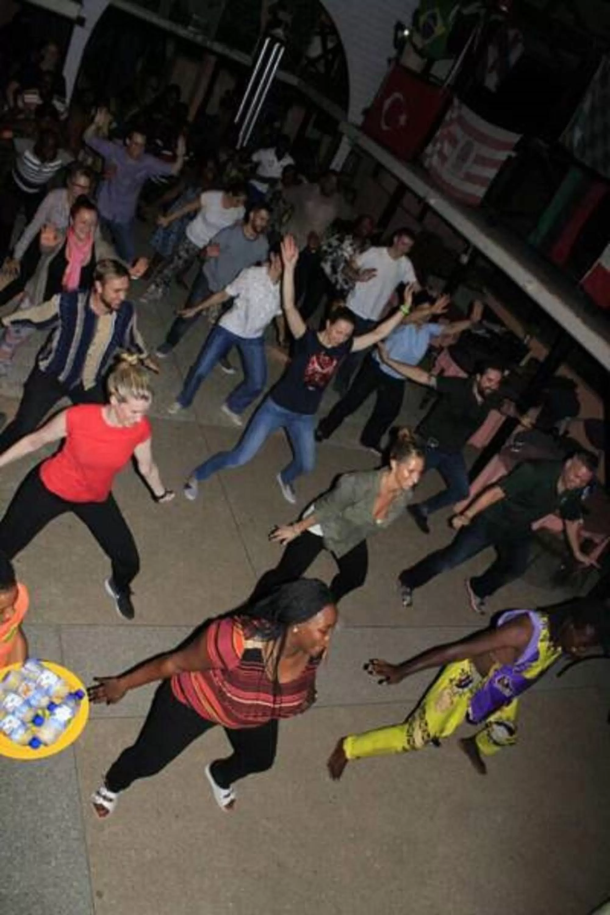 group of guests in Hans Cottage Botel