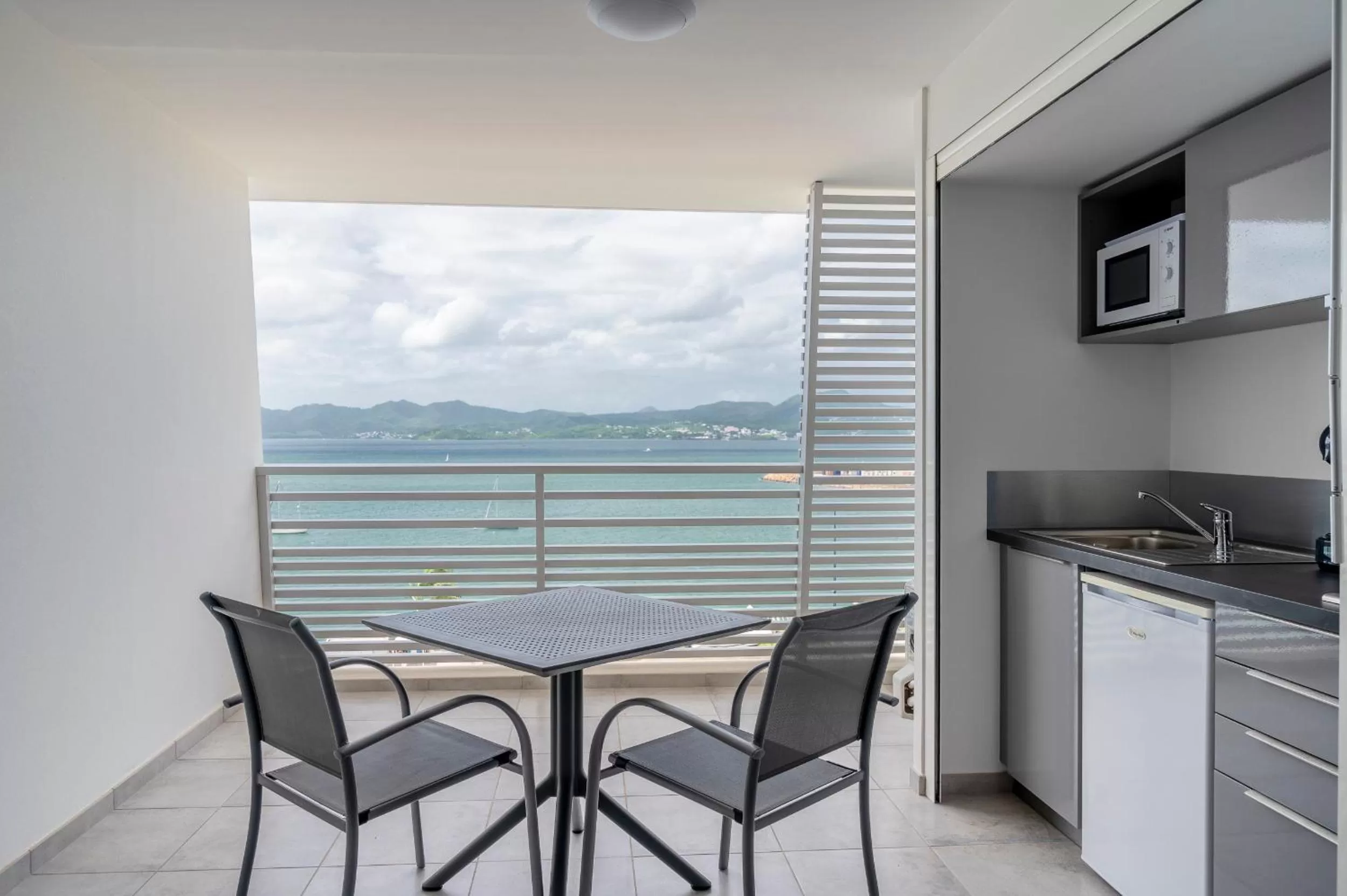 Balcony/Terrace in Résidence Hôtelière Poséidon Caraïbes