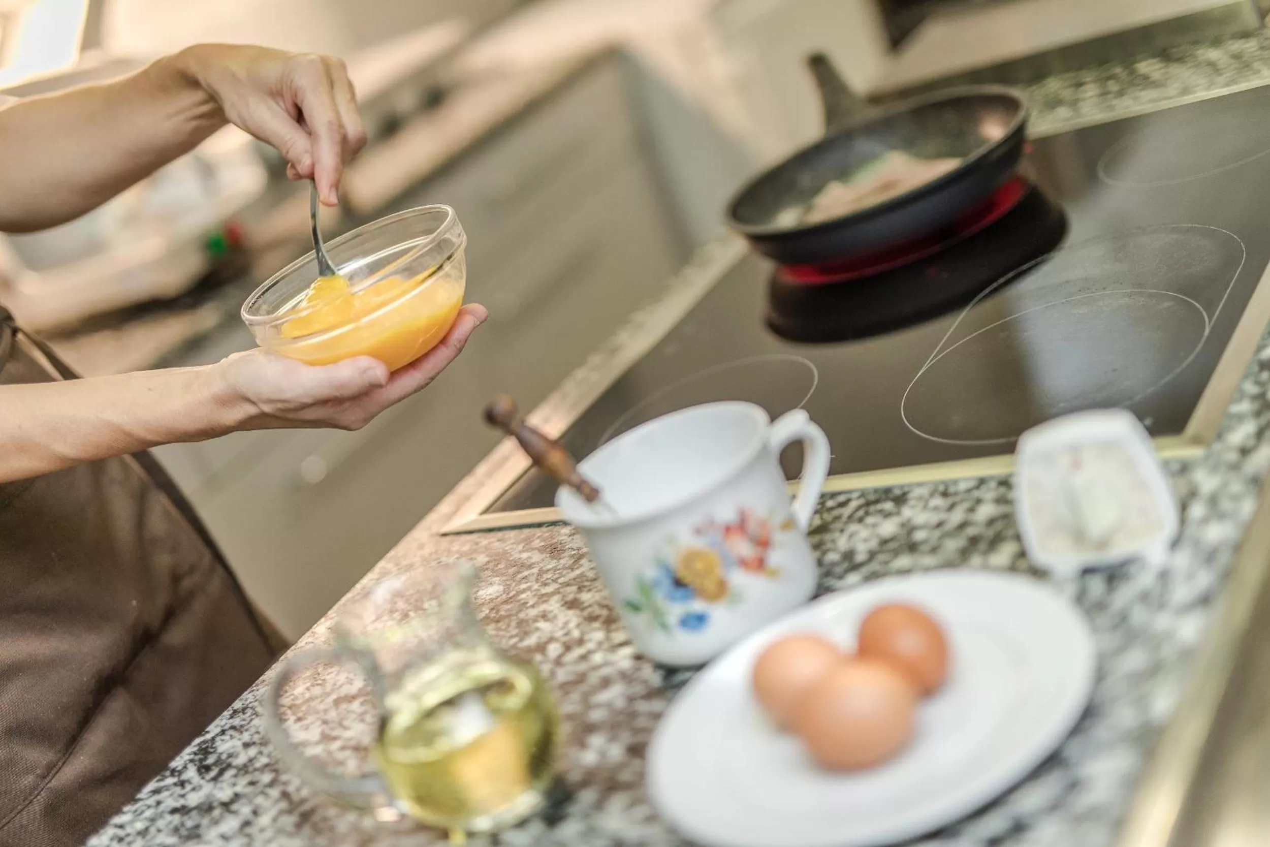 Food close-up in Hotel Kern Buam