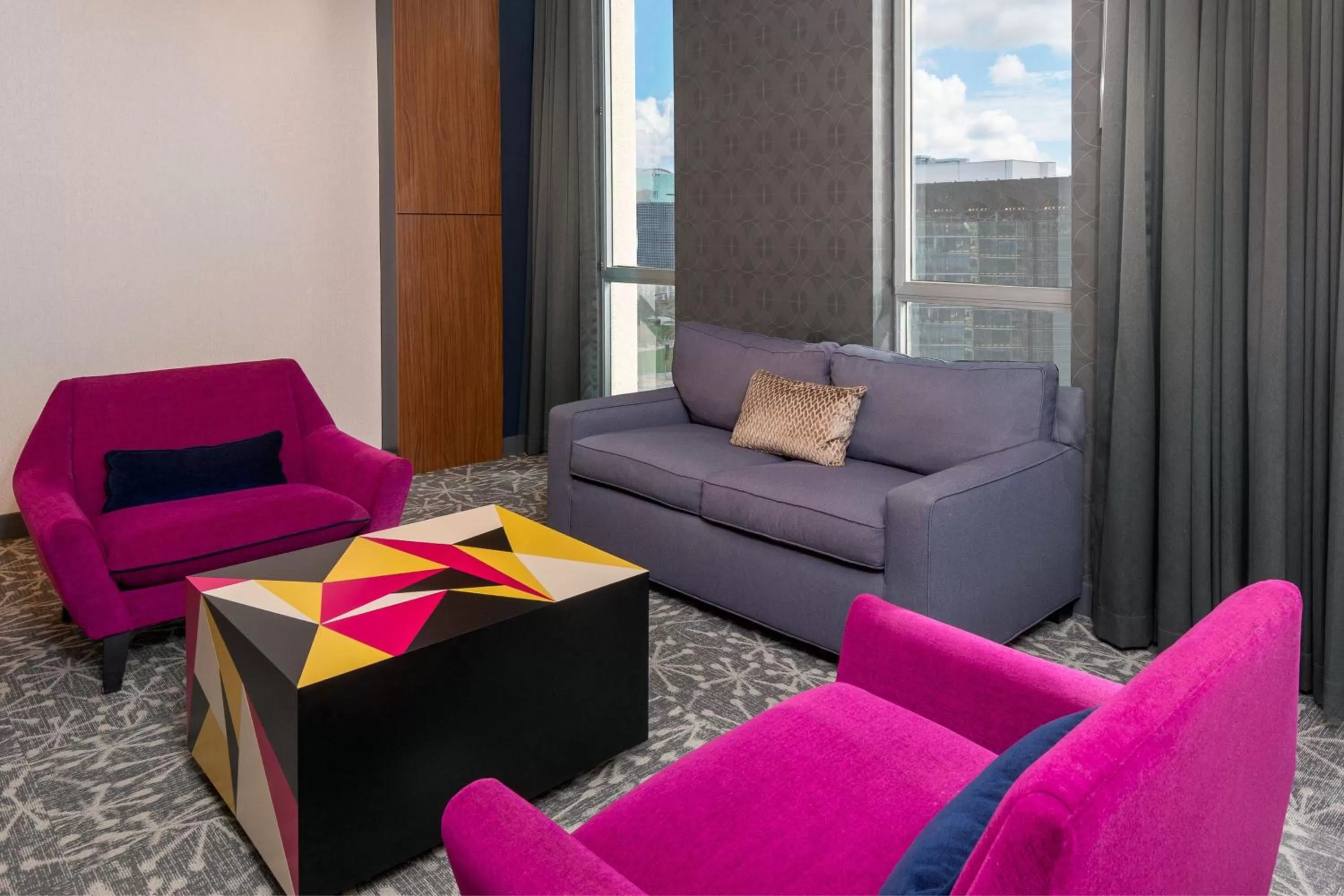 Living room in Aloft Orlando Downtown