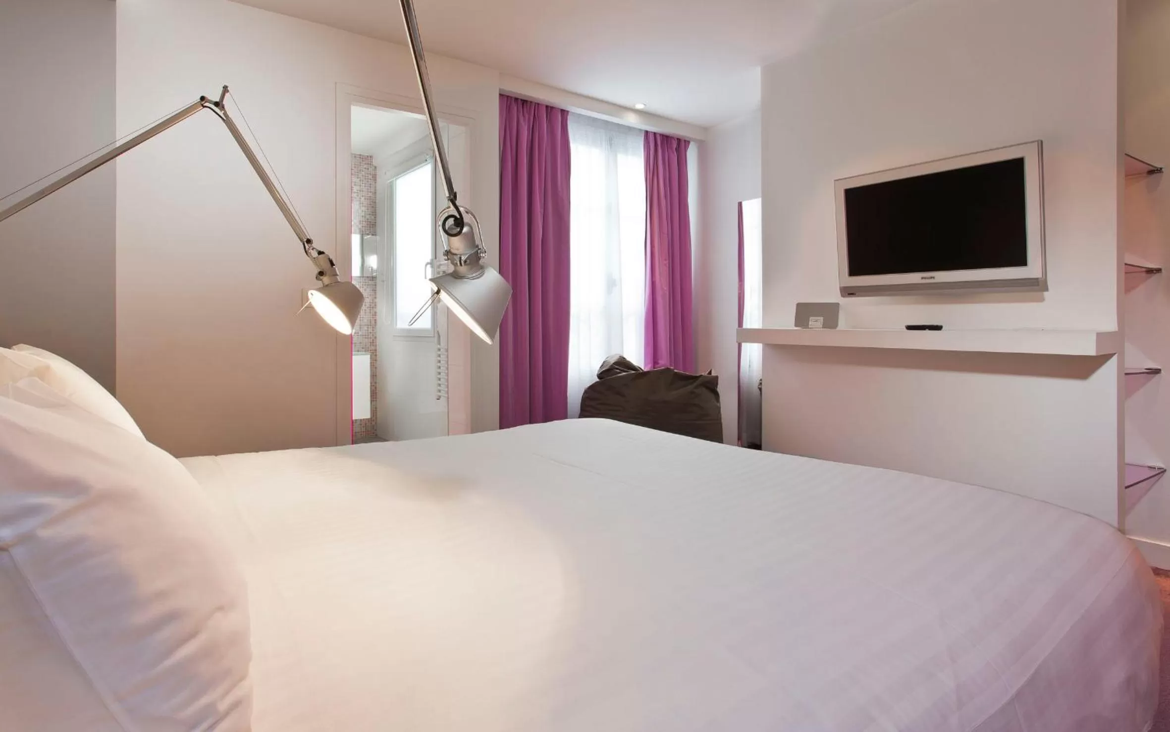 Bed in Color Design Hotel