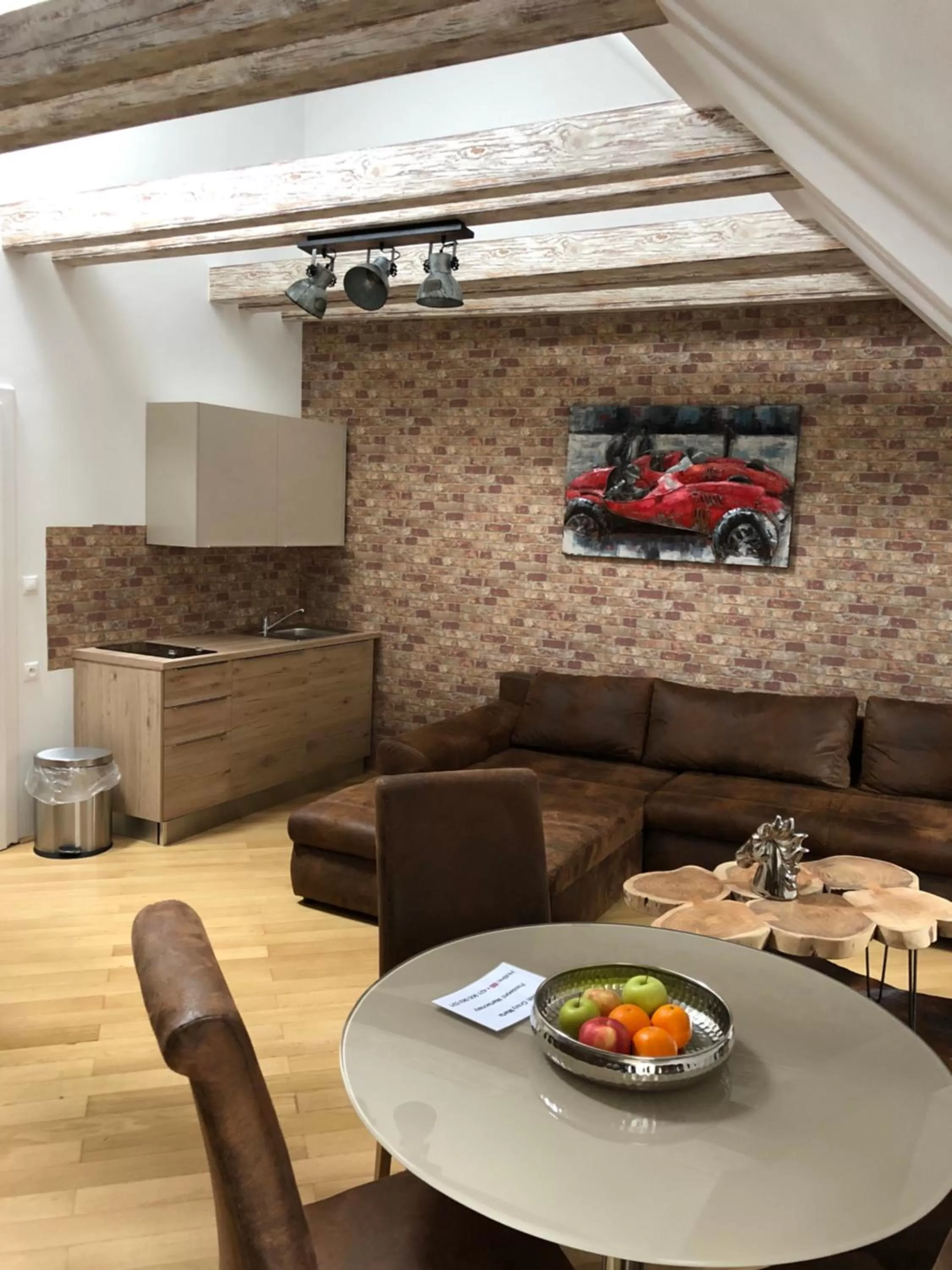 Dining area in Aapartamentoos