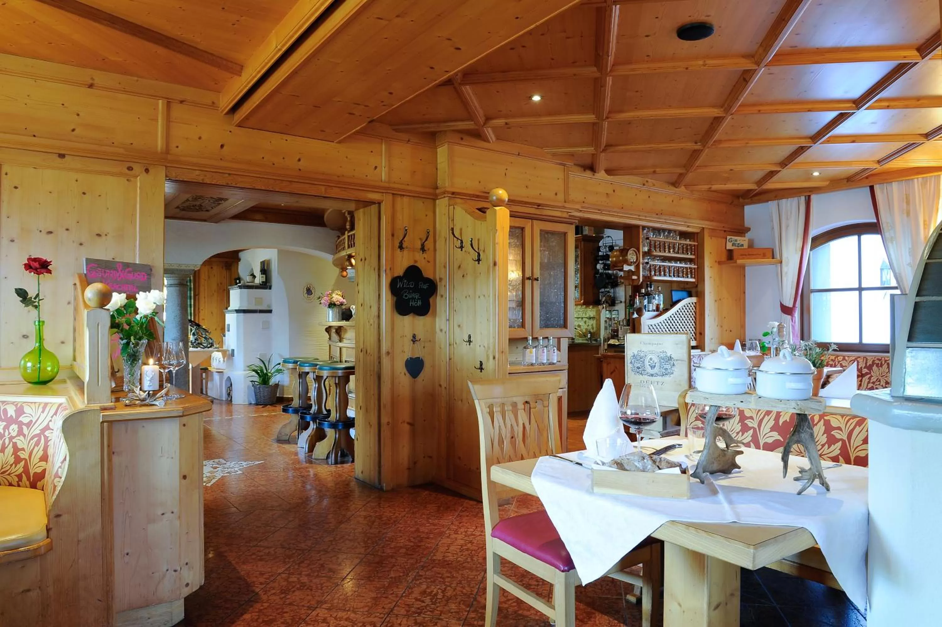 Lunch in Hotel und Alpen Apartments mit Sauna - Bürglhöh