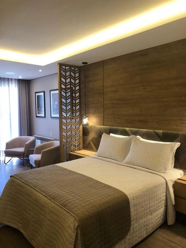 Bed in Pousada Brombatti