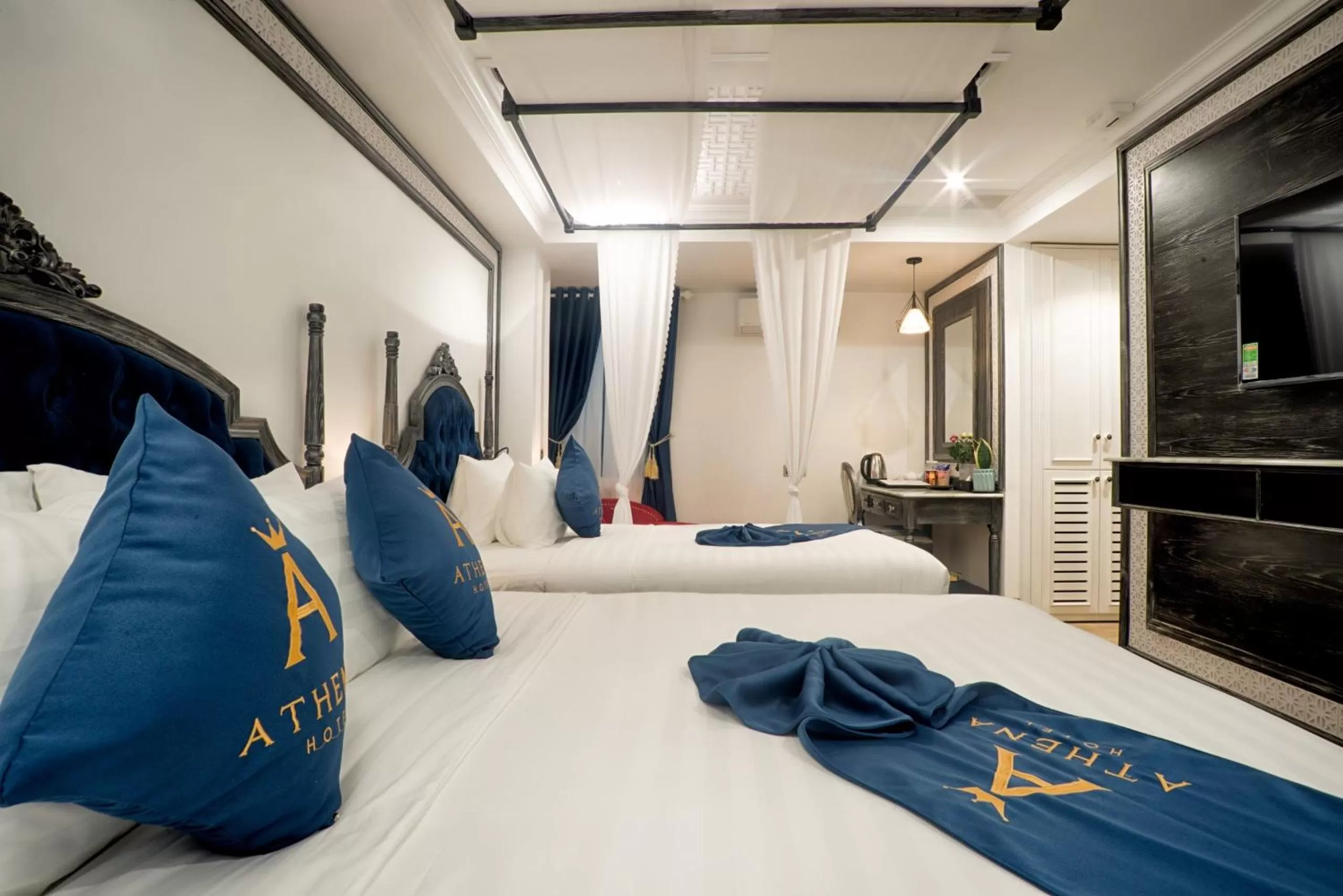 Bed in Athena Hotel Quy Nhơn