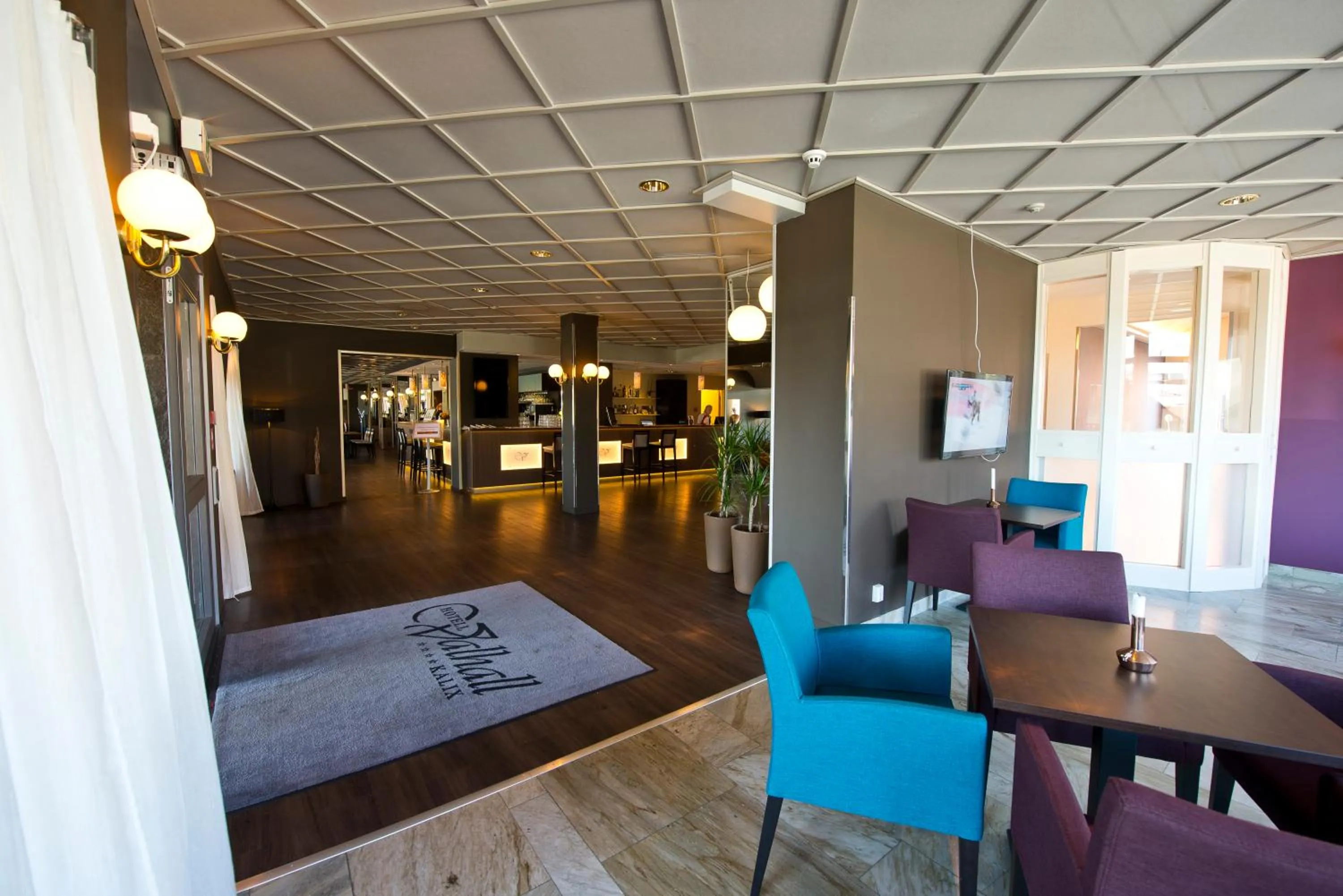 Lobby or reception in Hotell Valhall