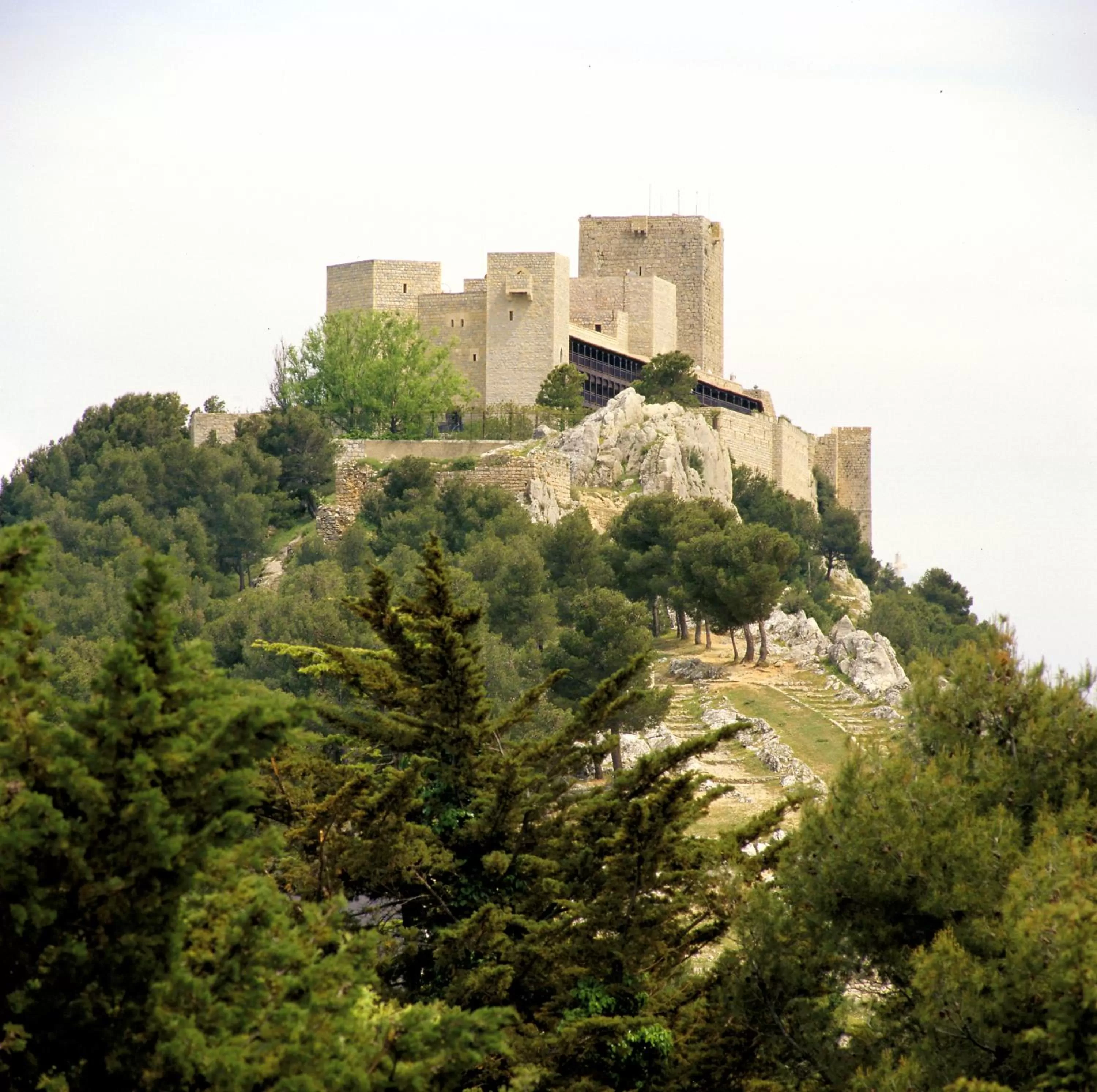 Bird's eye view in Parador de Jaén