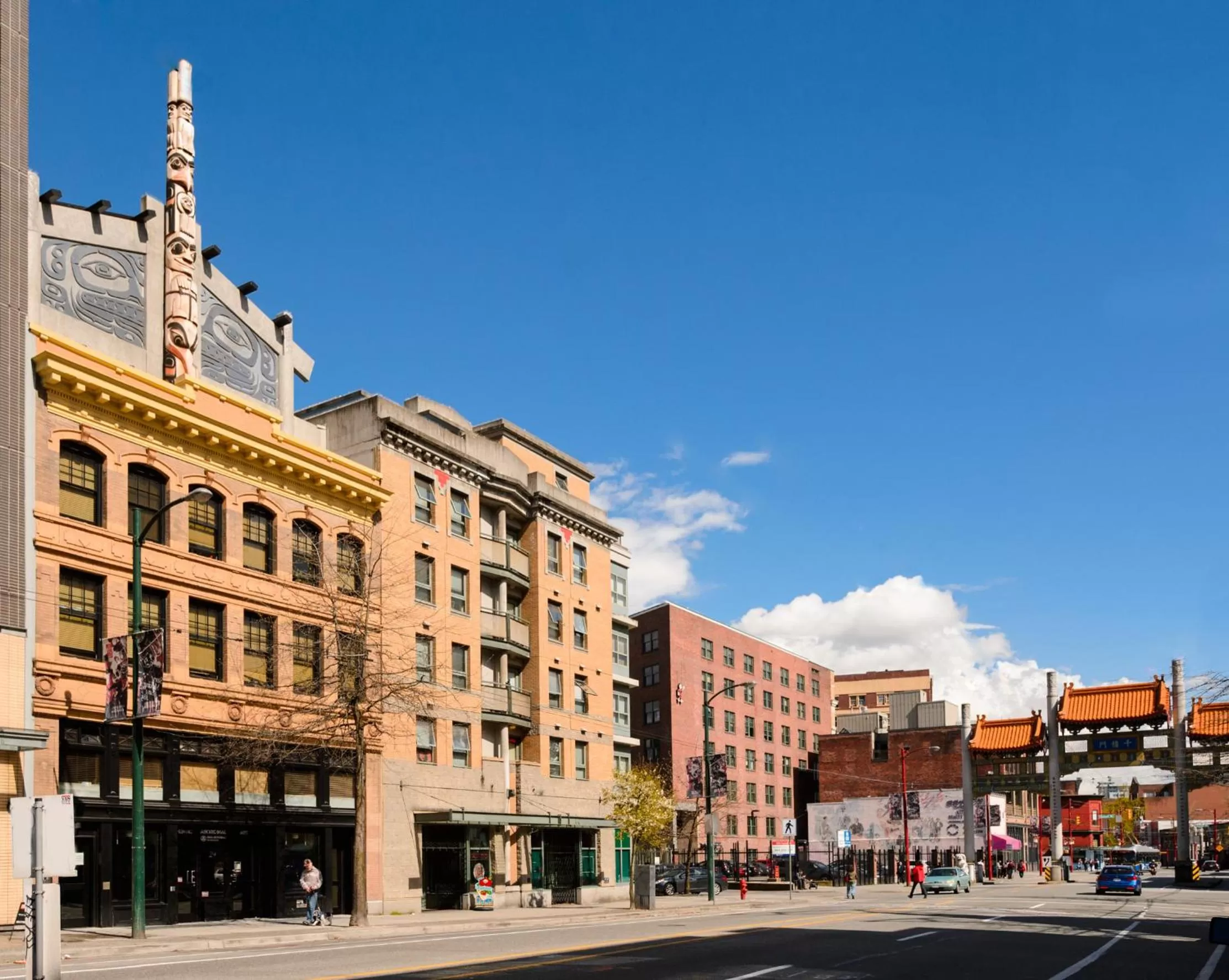 Property building in Skwachàys Lodge