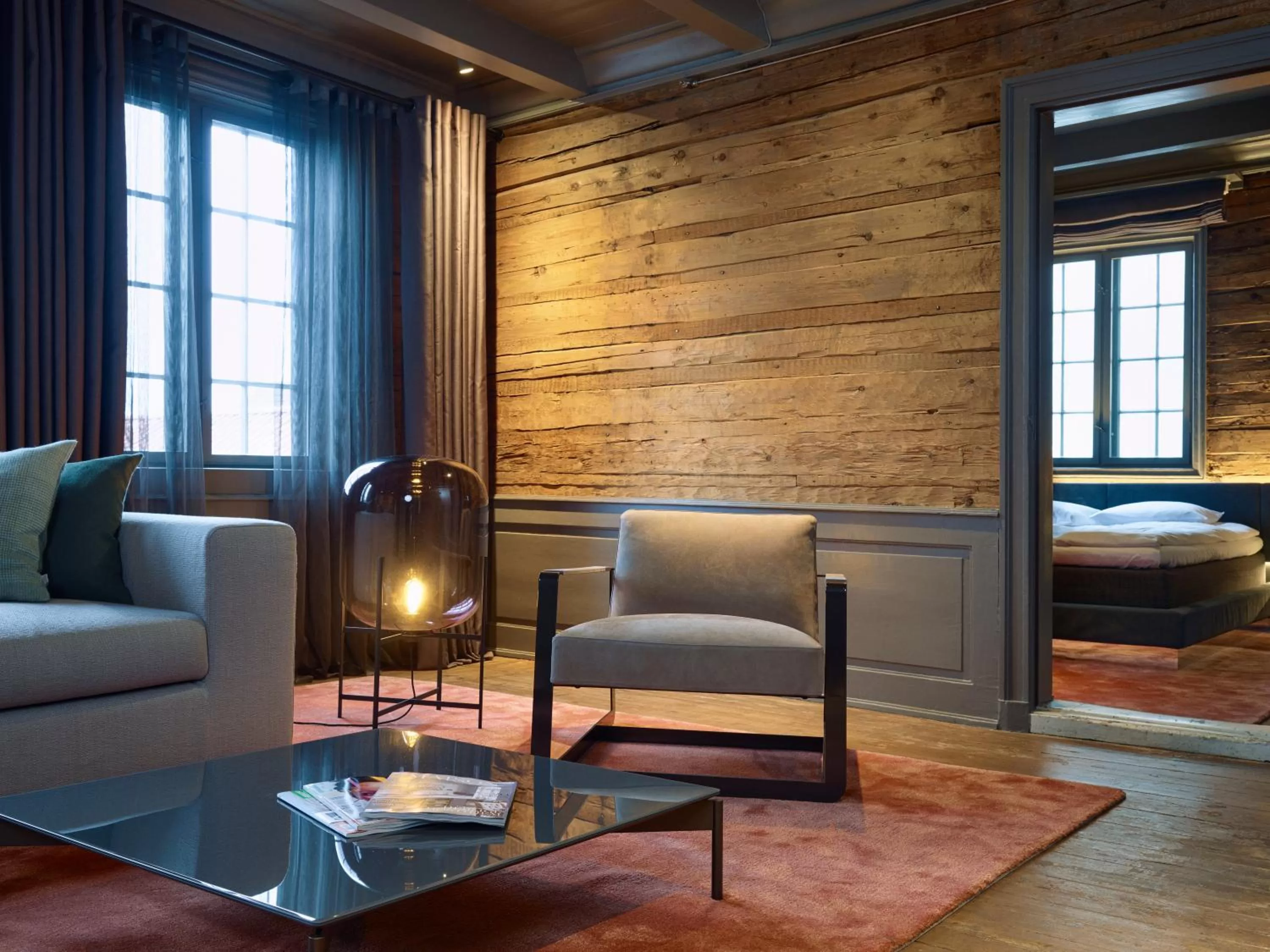 Living room in Tollboden Hotell - Unike Hoteller