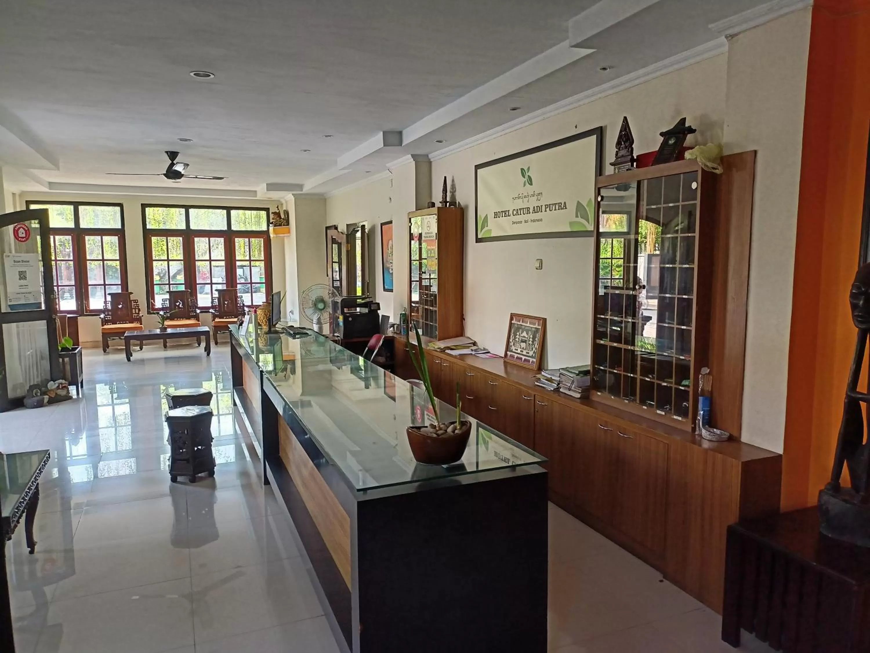 Lobby or reception in Catur Adi Putra
