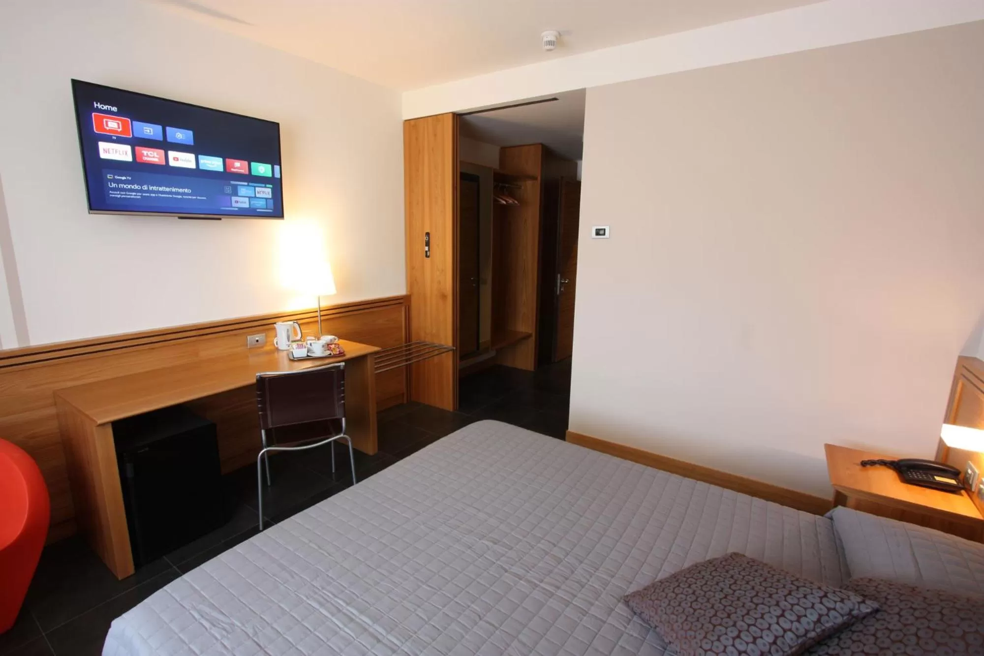 Bedroom, Bed in Hotel Europa Belluno