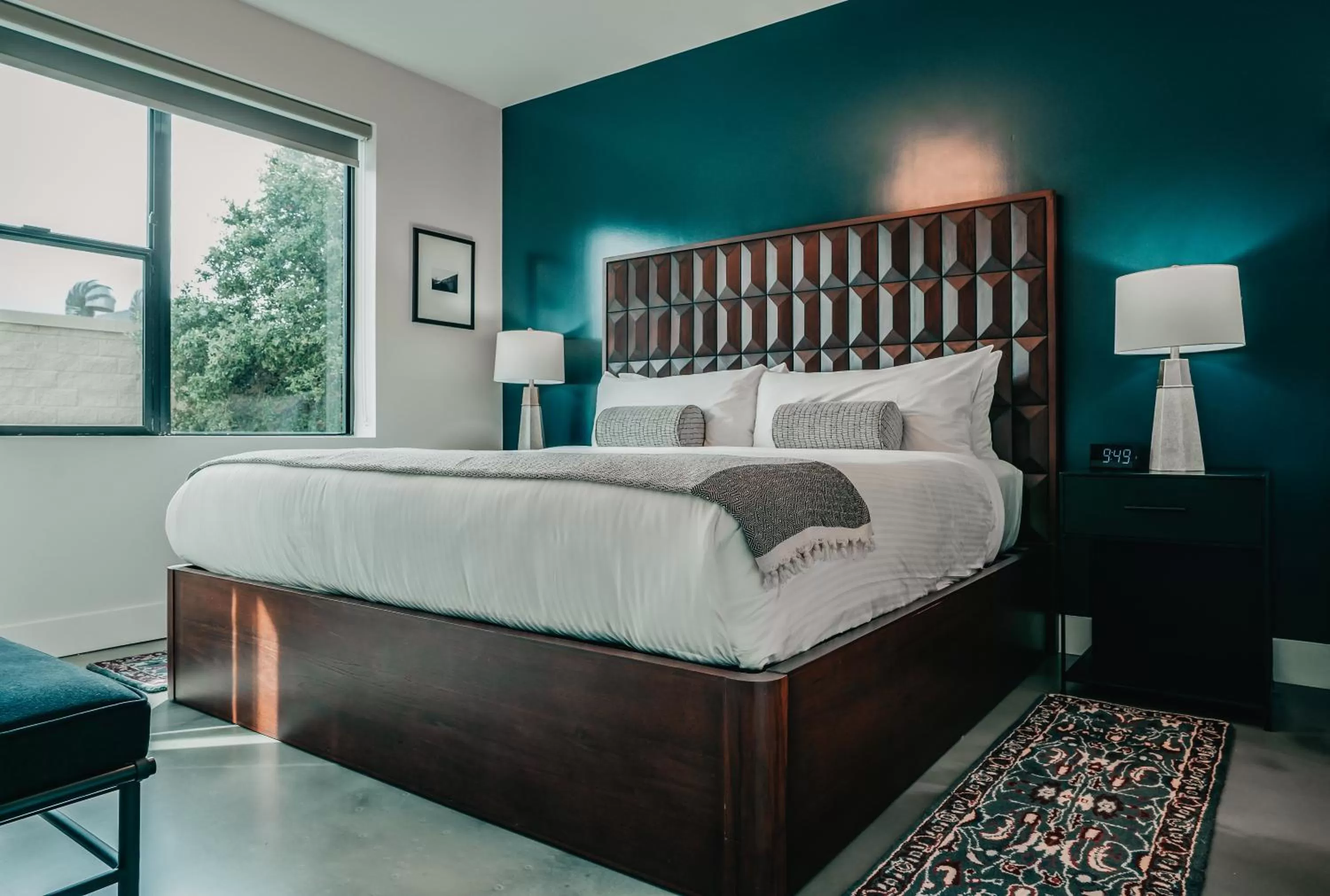 Bed in Colton House Hotel