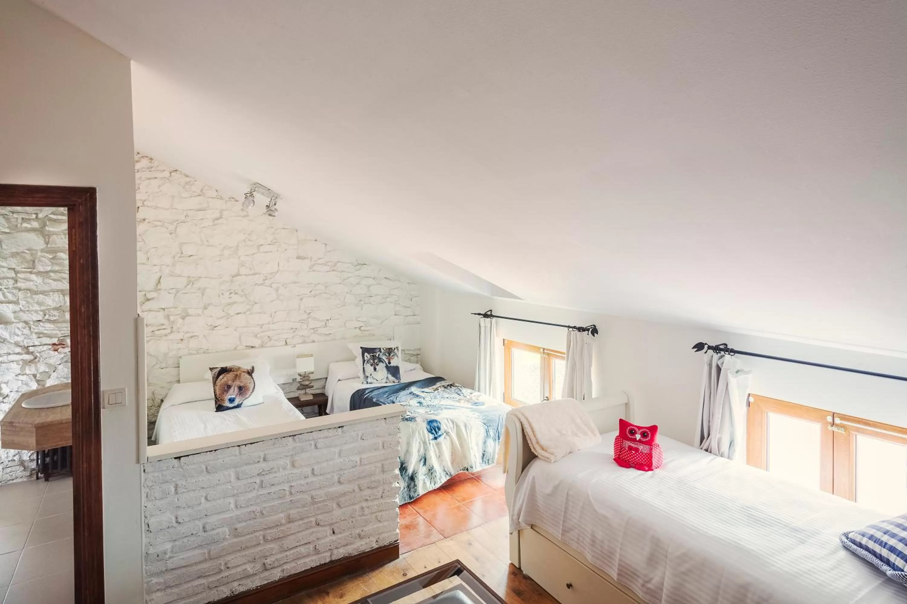 Bed in Posada Santa Ana