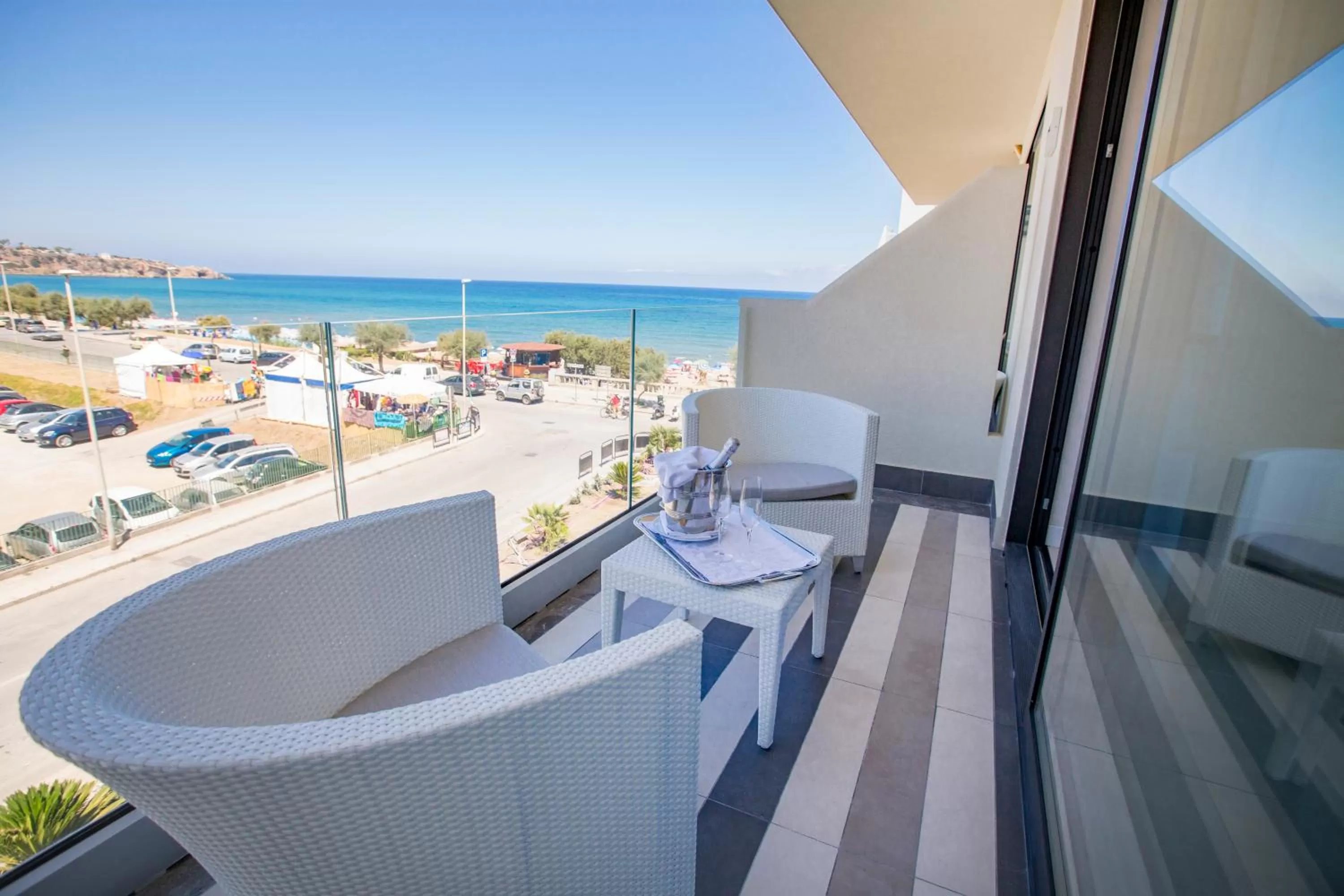 Balcony/Terrace in Victoria Palace Cefalù