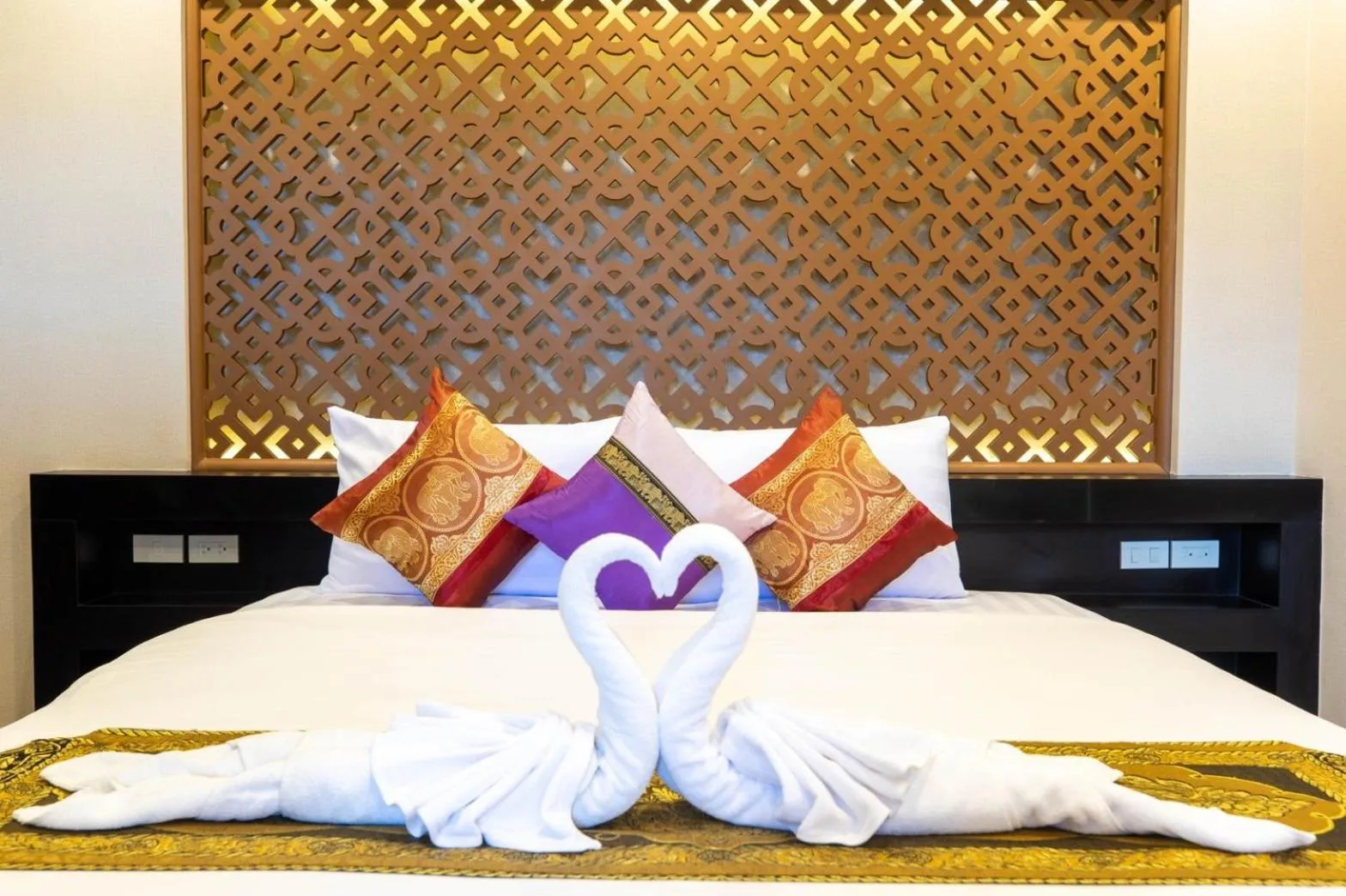 Bedroom, Bed in Royal Phawadee Village Patong - 2 Minutes walk to the beach