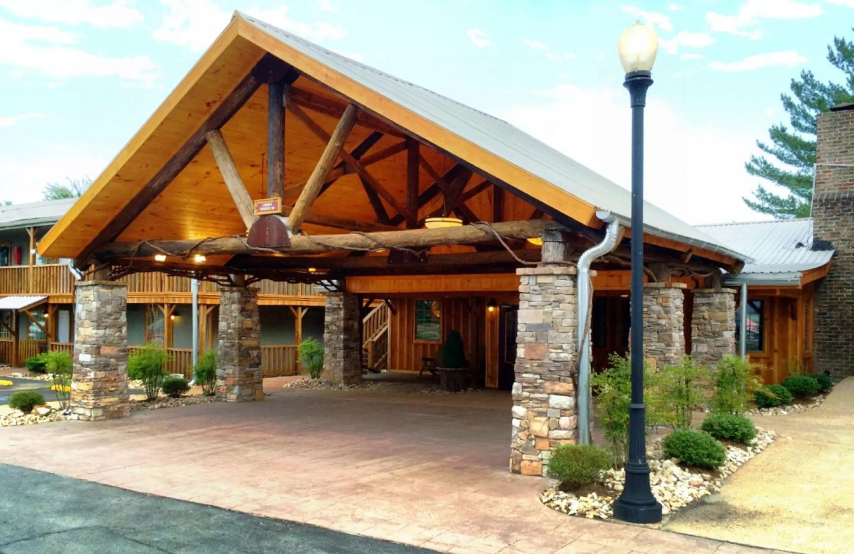 Property building in The Smoke House Lodge