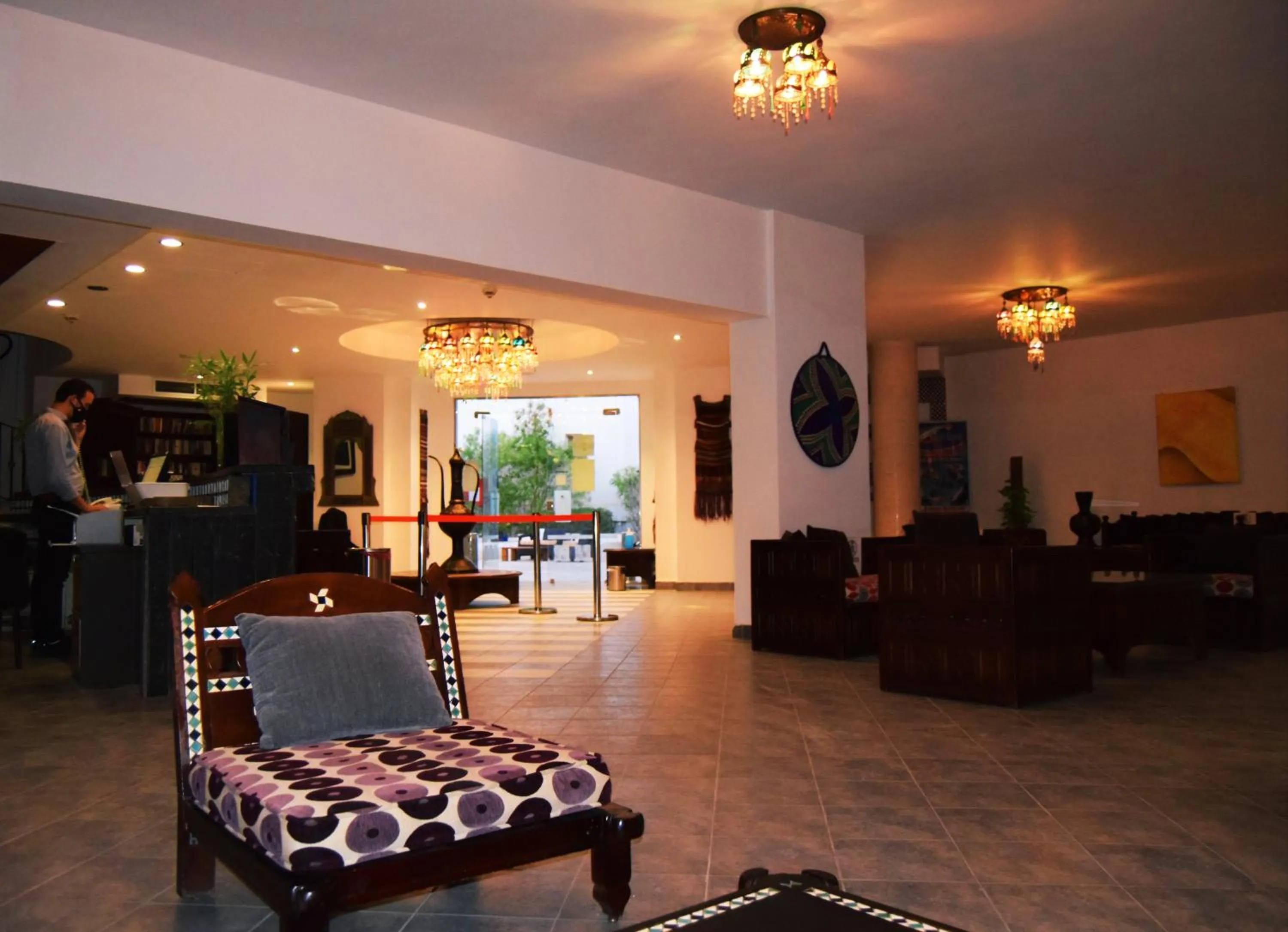 Lobby or reception in Naama Blue Hotel