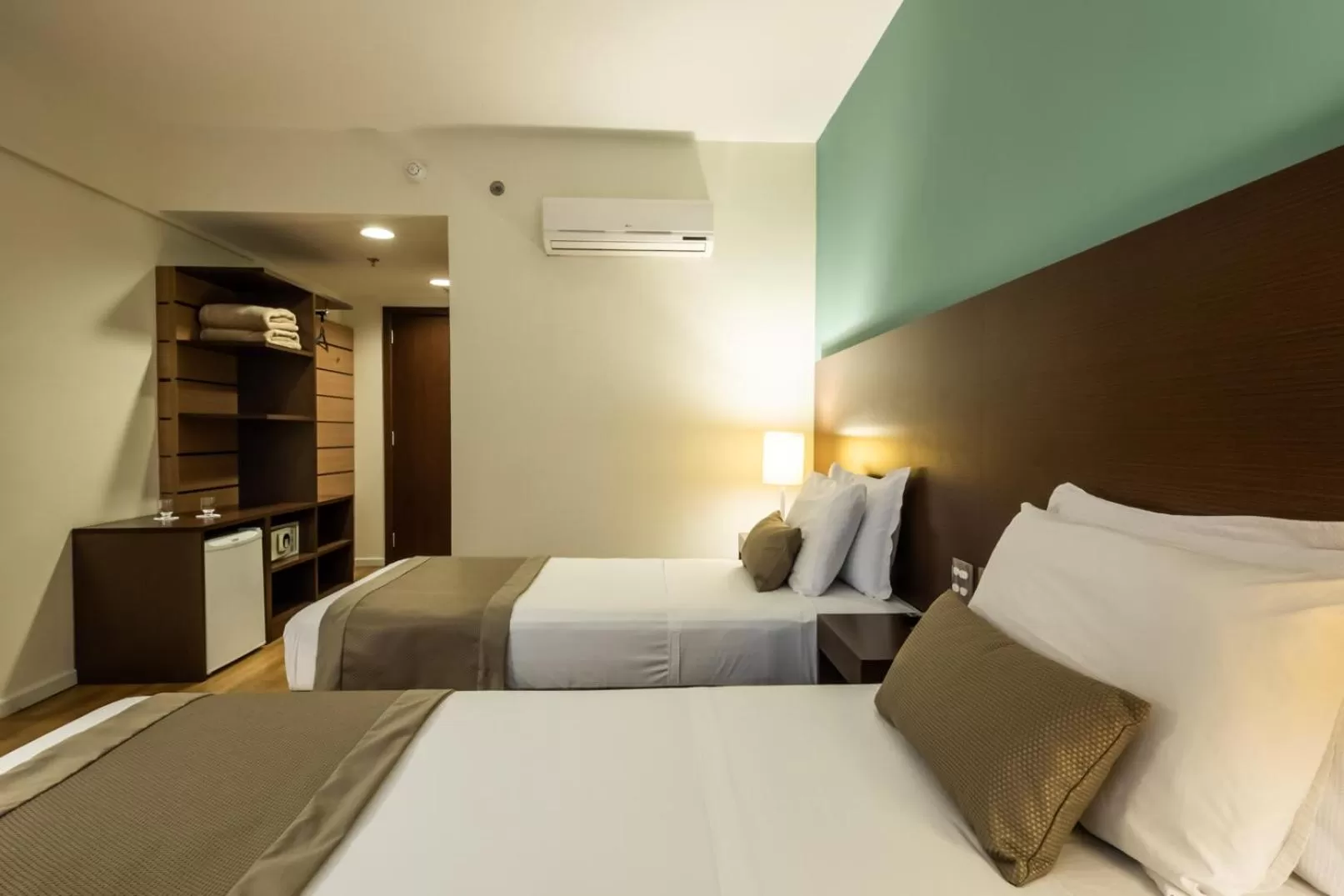 Bed in Hotel Panamby São Paulo