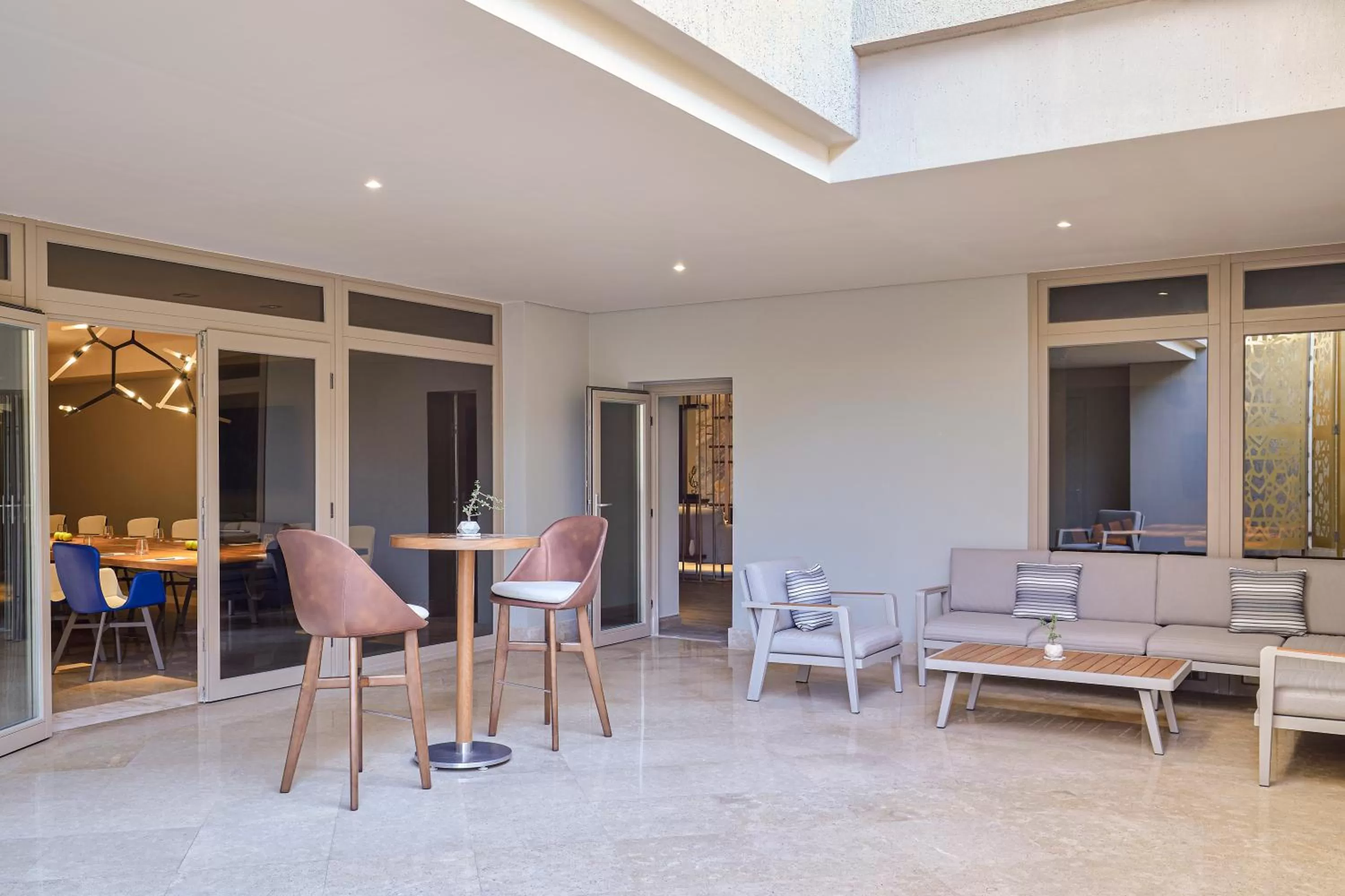 Patio in Hyatt Regency Cairo West