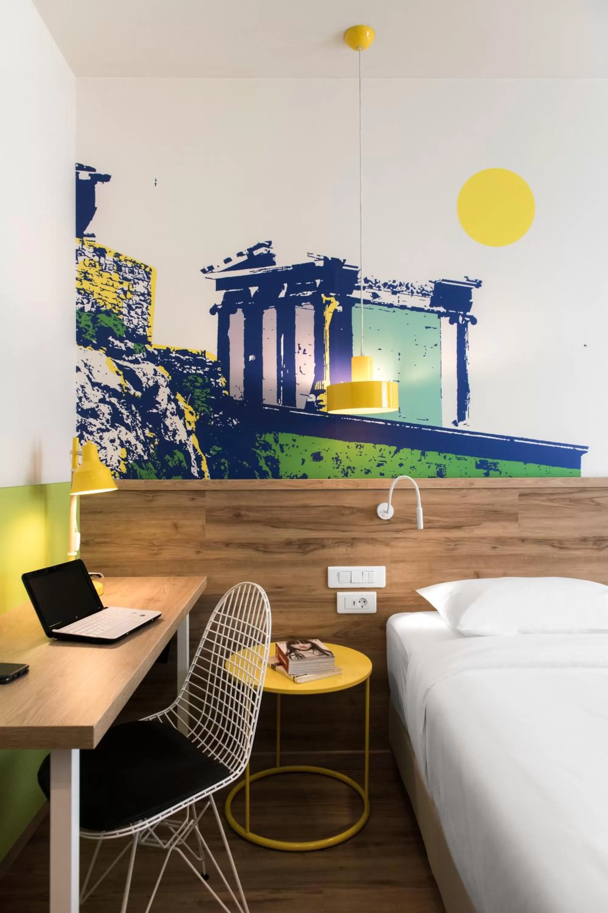 Bed in ibis Styles Athens Routes