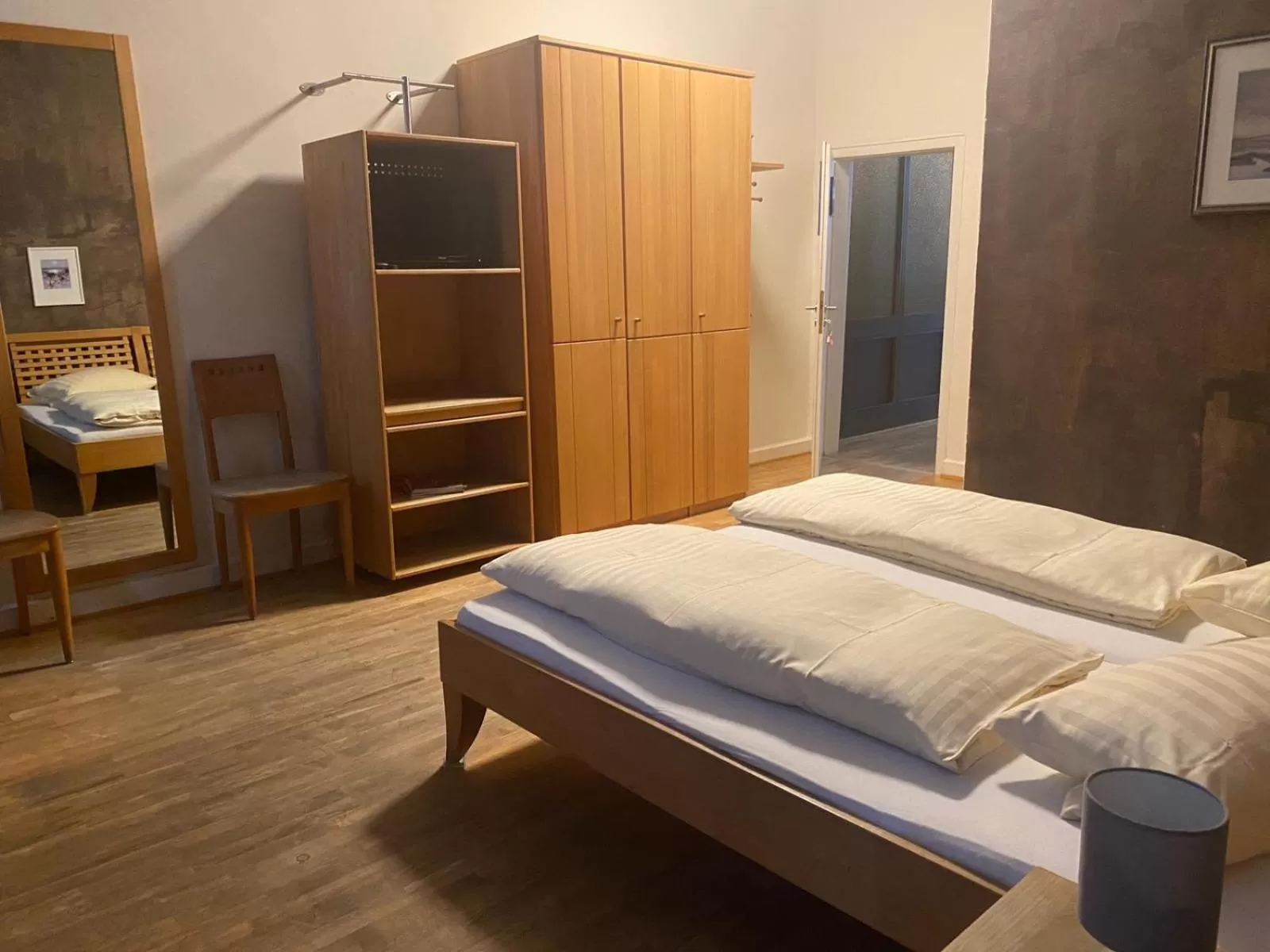 Bed in Hotel Restaurant Frankenturm