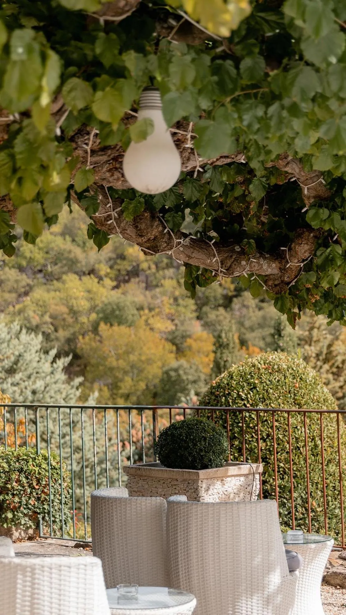 Patio in Mas des Romarins, The Originals Relais