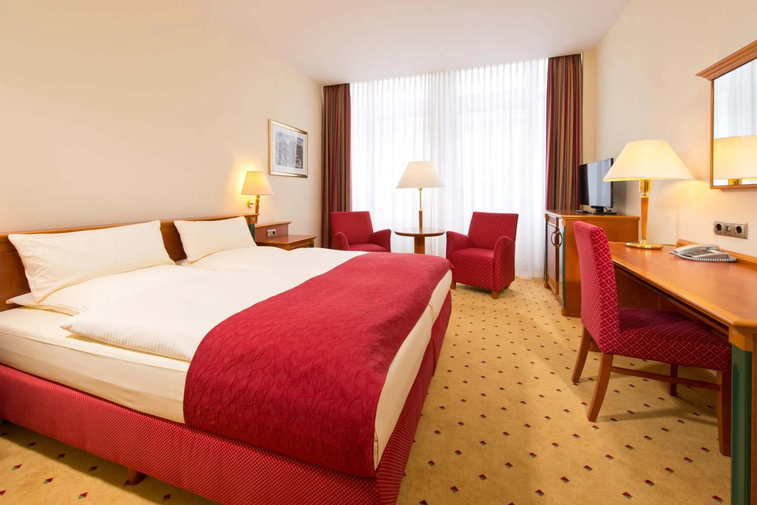 Photo of the whole room, Bed in Hotel Steglitz International