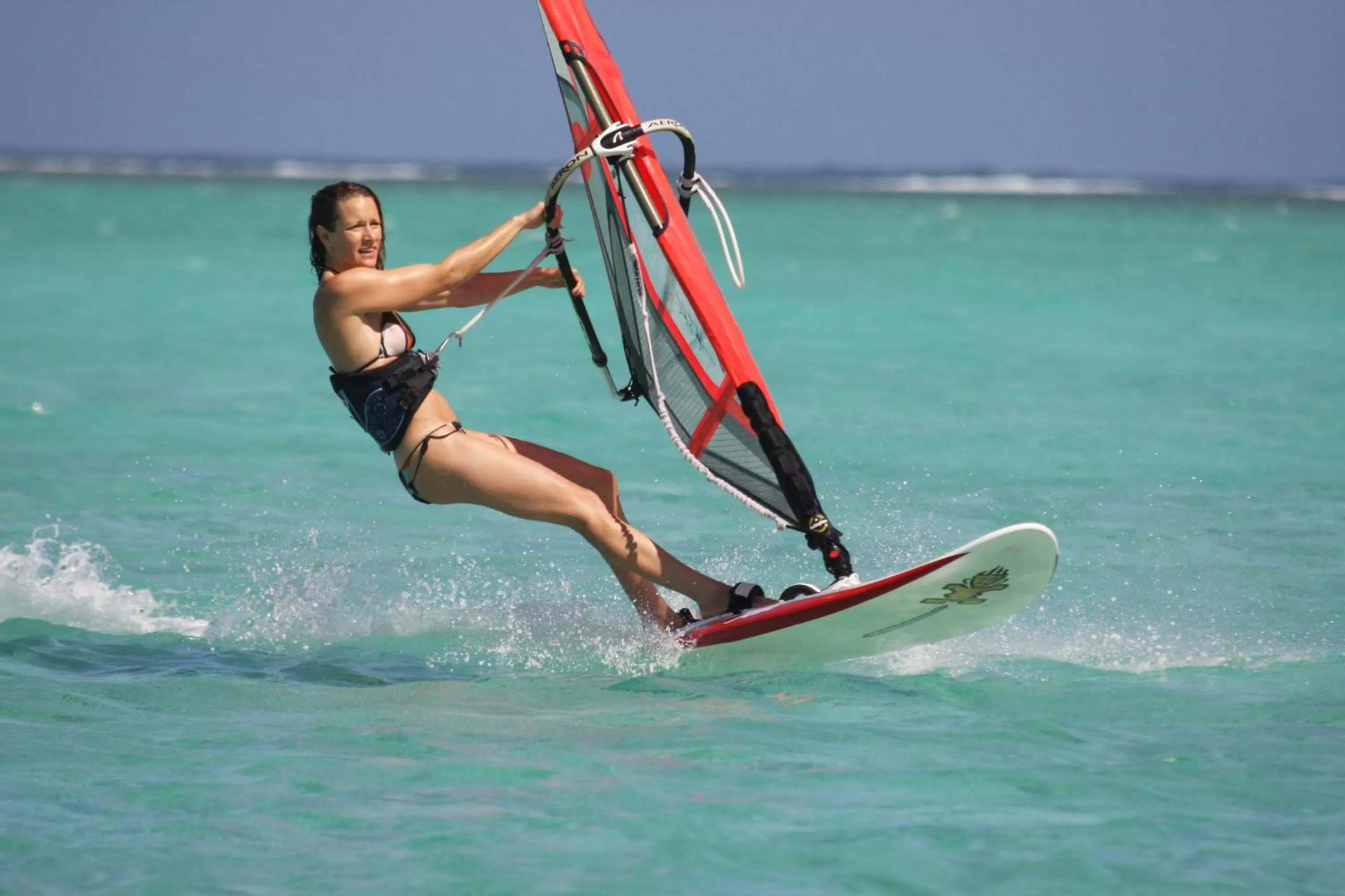 Windsurfing in Huvan Beach Hotel at Hulhumale