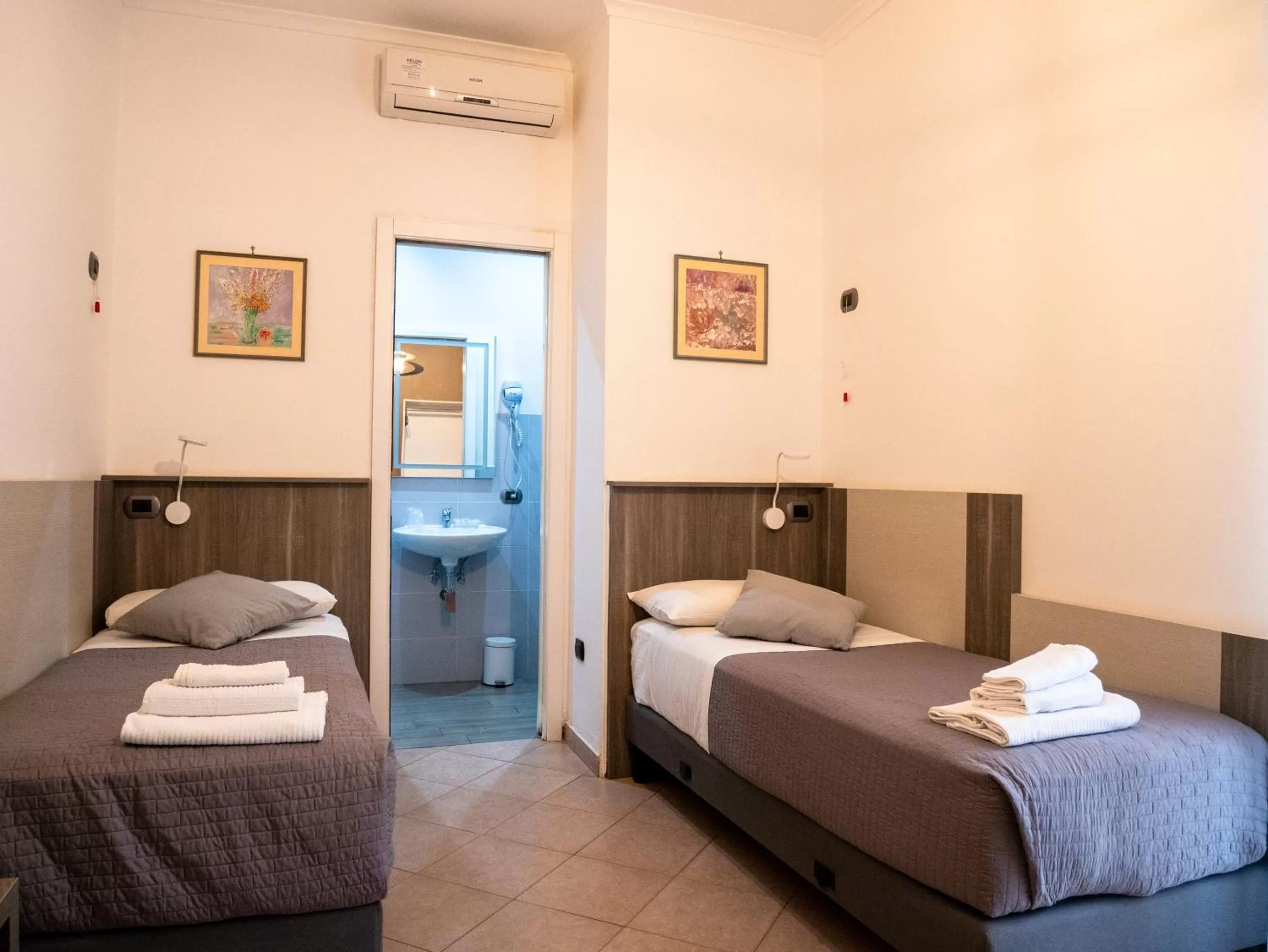 Bed in San Marco Hotel