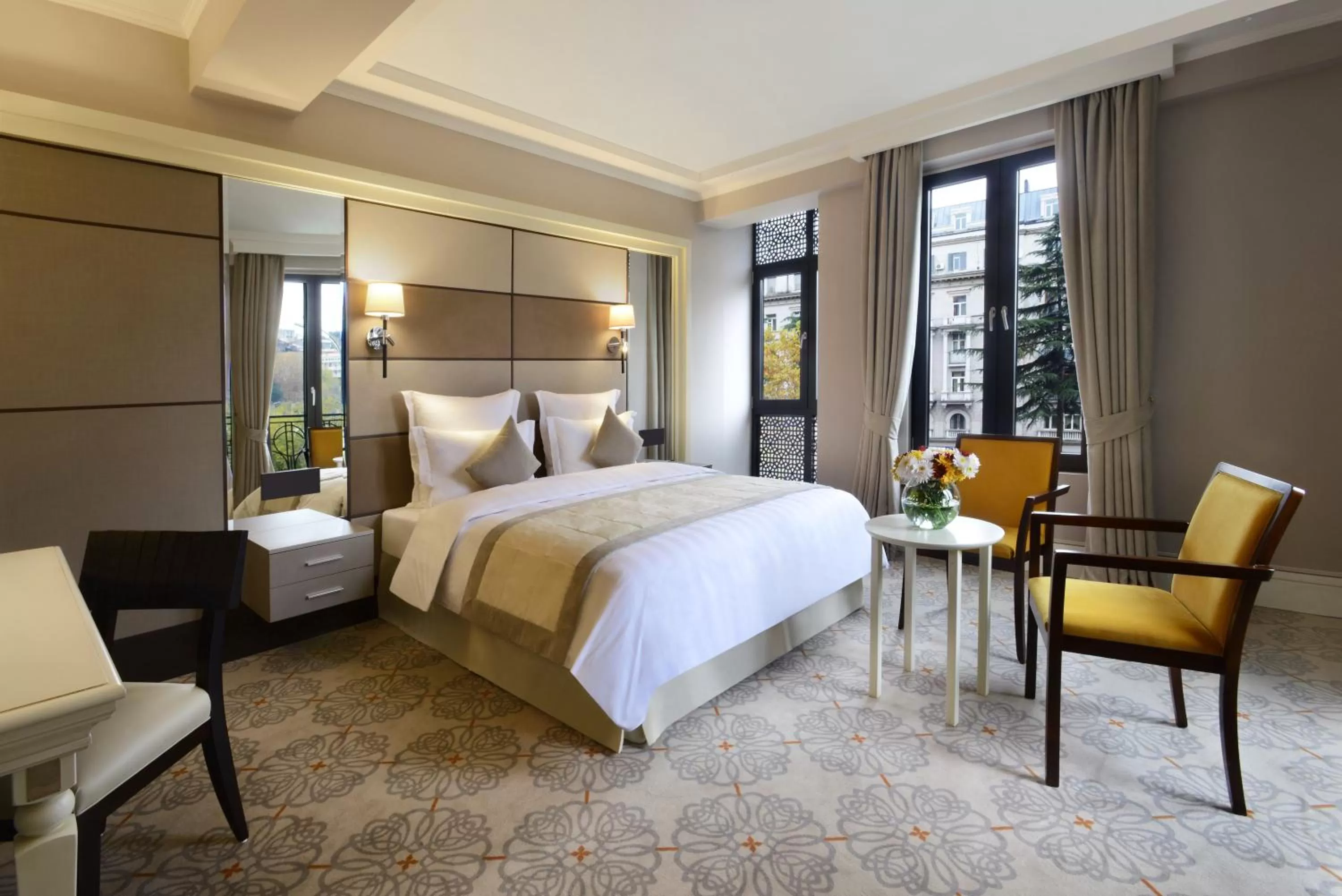 Bed in Ambassadori Tbilisi Hotel