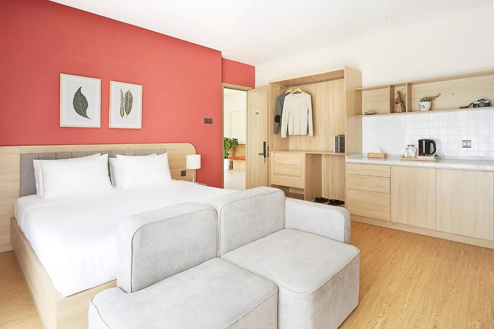 Photo of the whole room, Bed in Larimar Villas Cô Giang