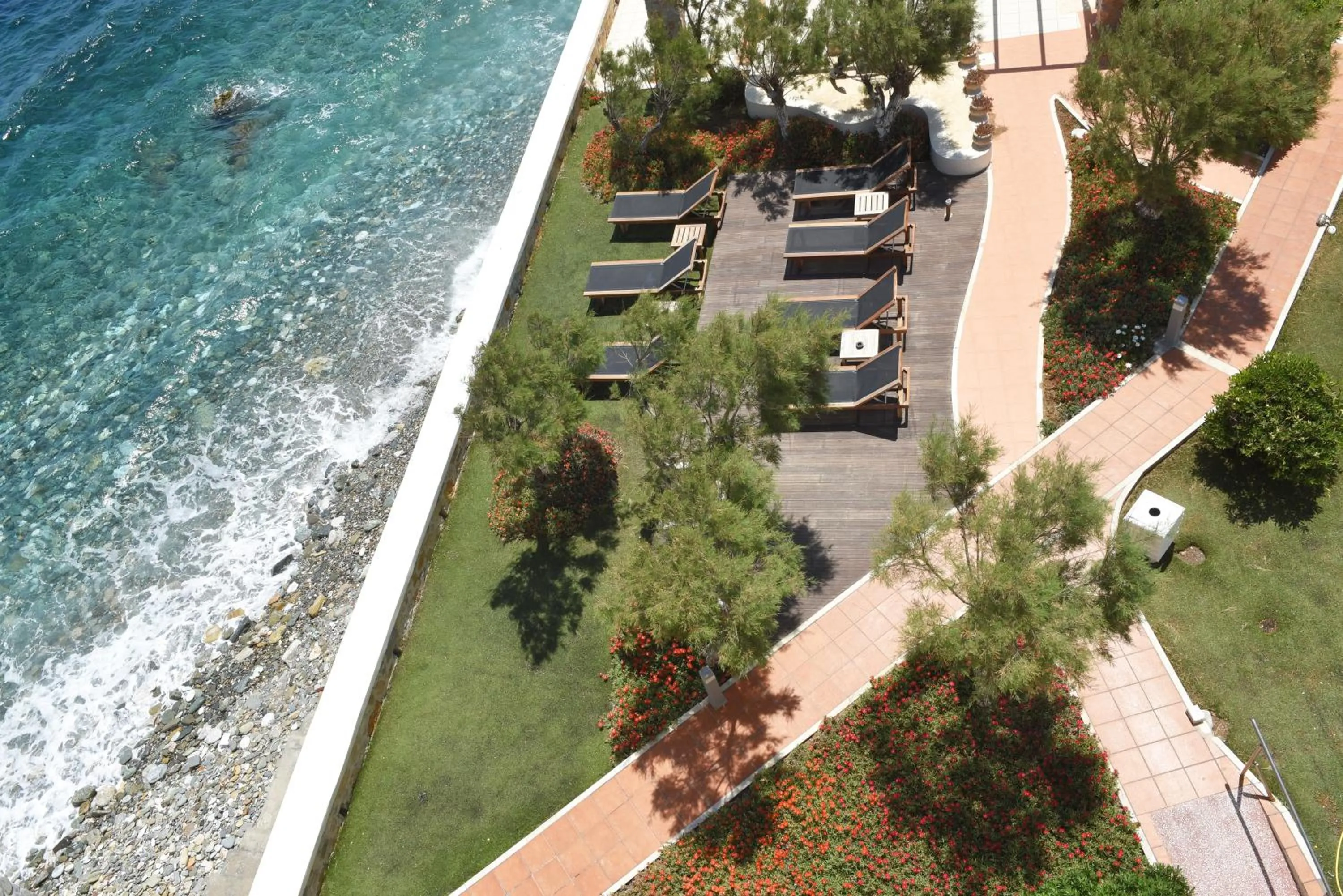 Garden view in Hotel Hermes