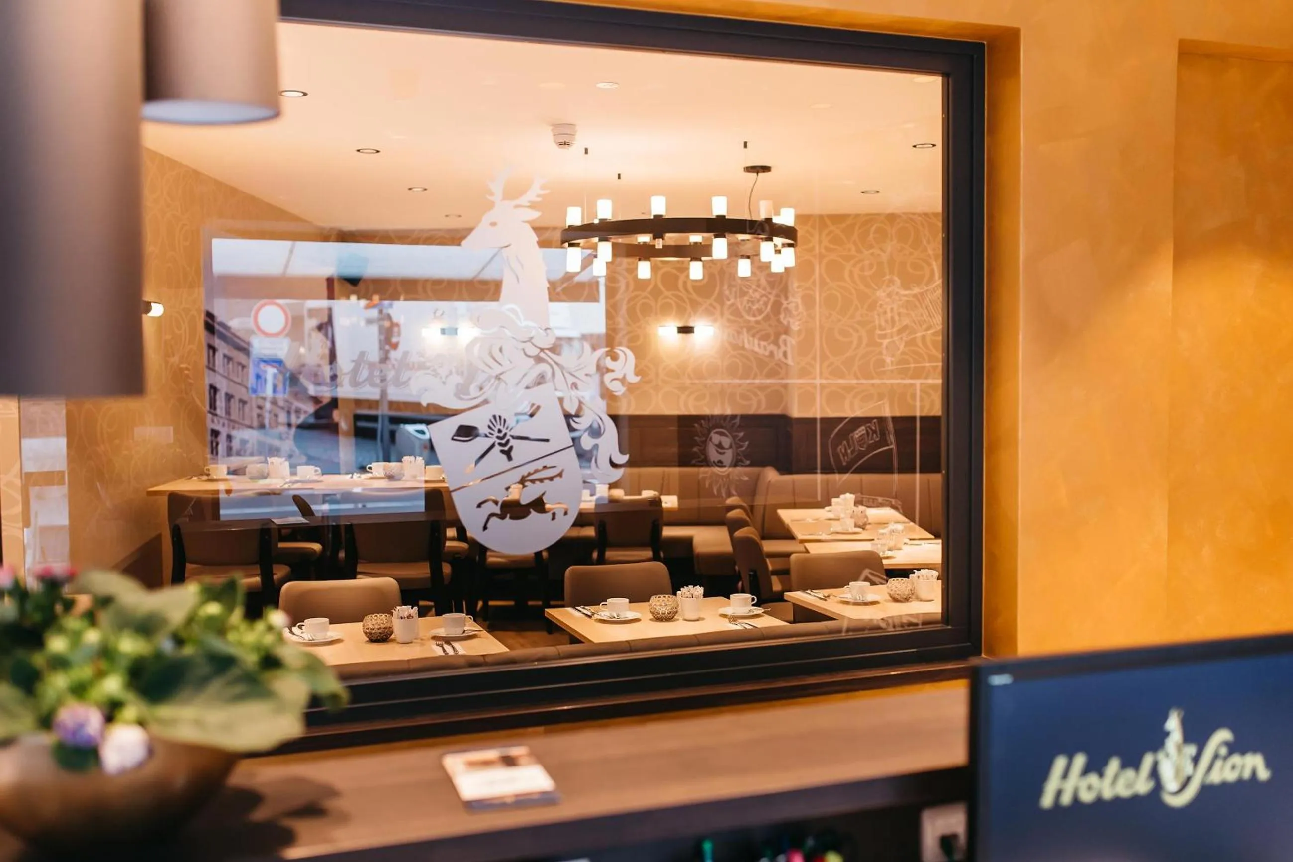 Decorative detail in Hotel Sion