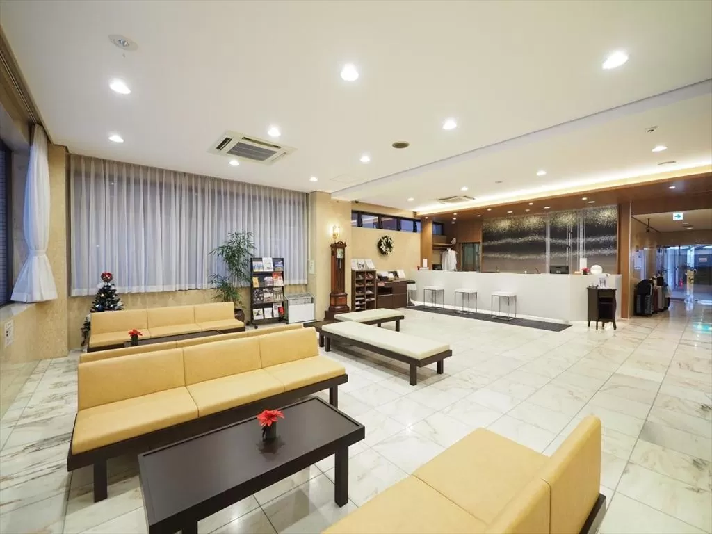 Lobby or reception in Sky Heart Hotel Hakata