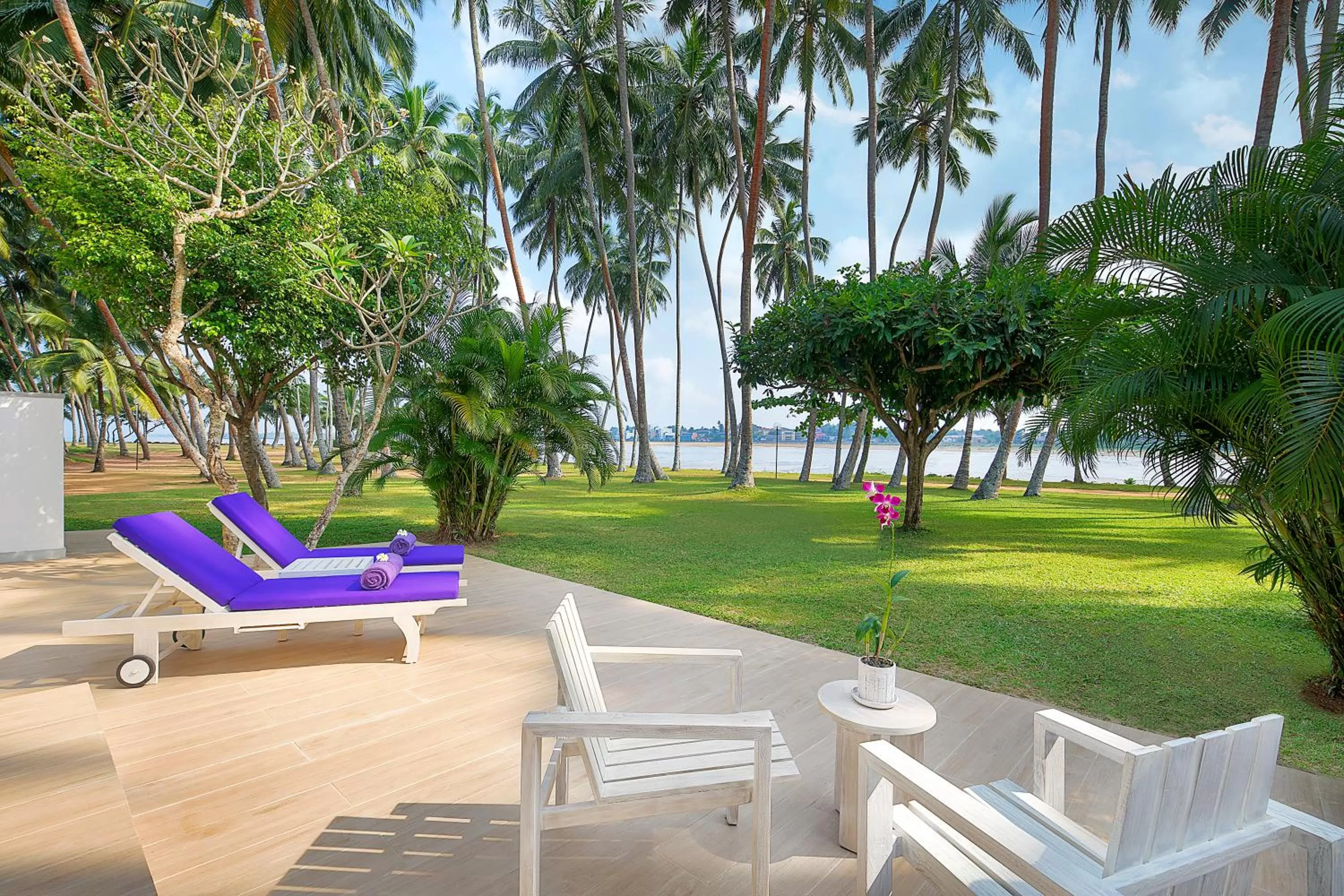 Patio in Avani Kalutara Resort