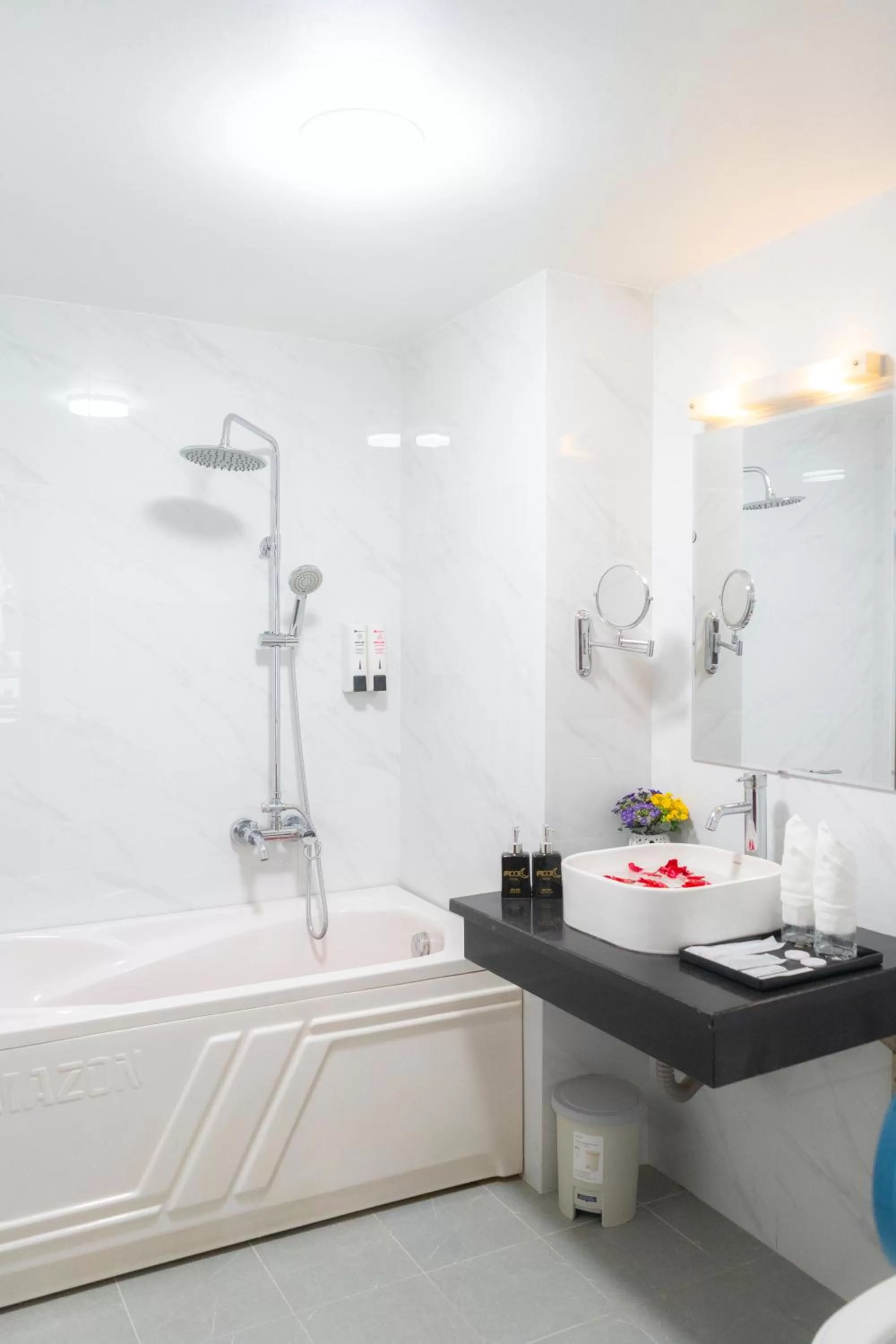 Shower, Bathroom in Moon Hotel Cau Giay