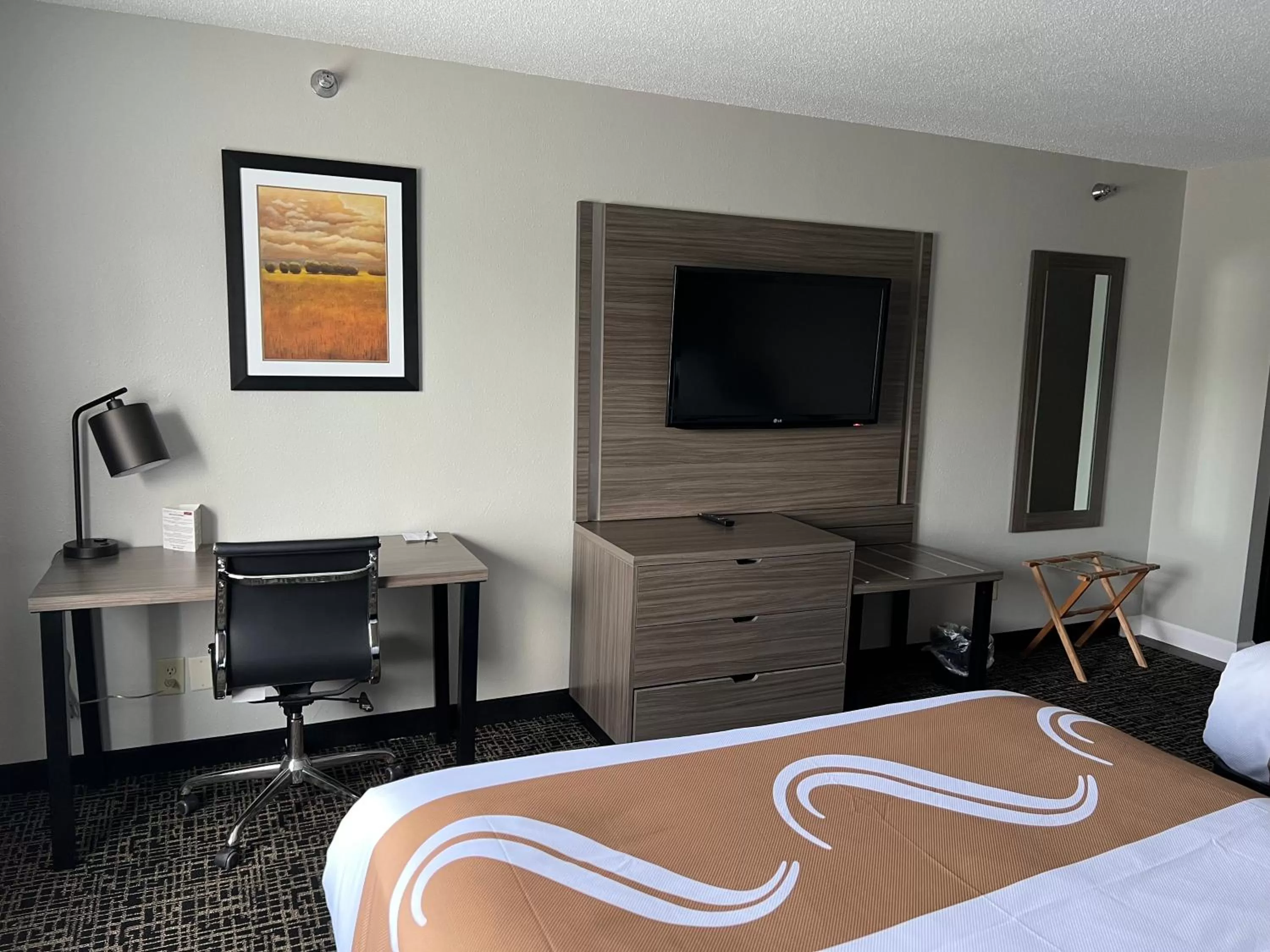 TV and multimedia, Bed in Quality Inn & Suites Red Wing