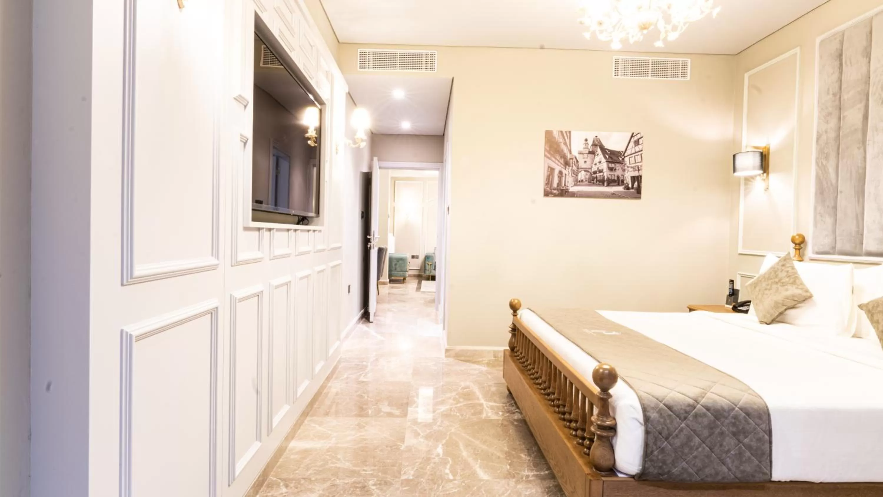 Bed in President Hotel