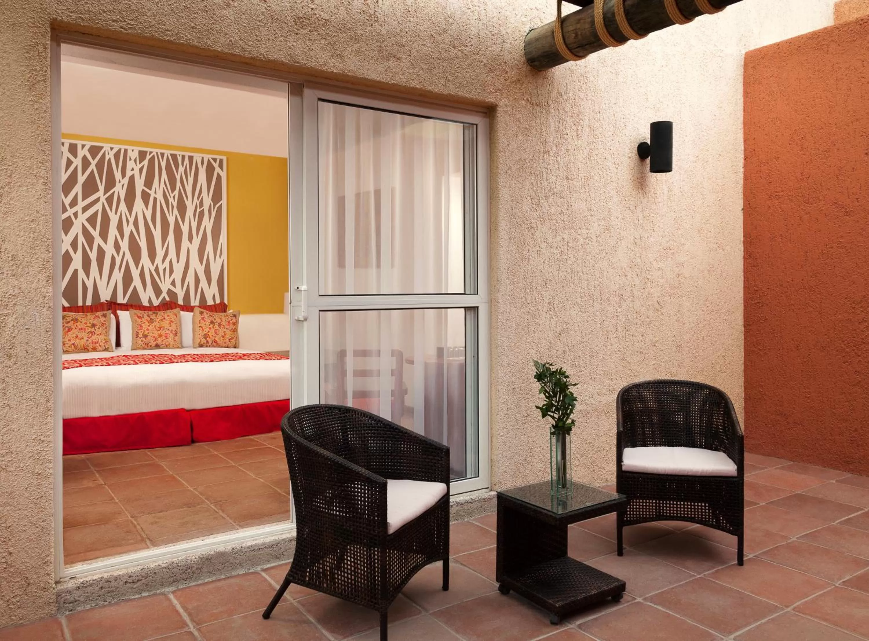 Balcony/Terrace, Bed in Loreto Bay Golf & Sea at Baja