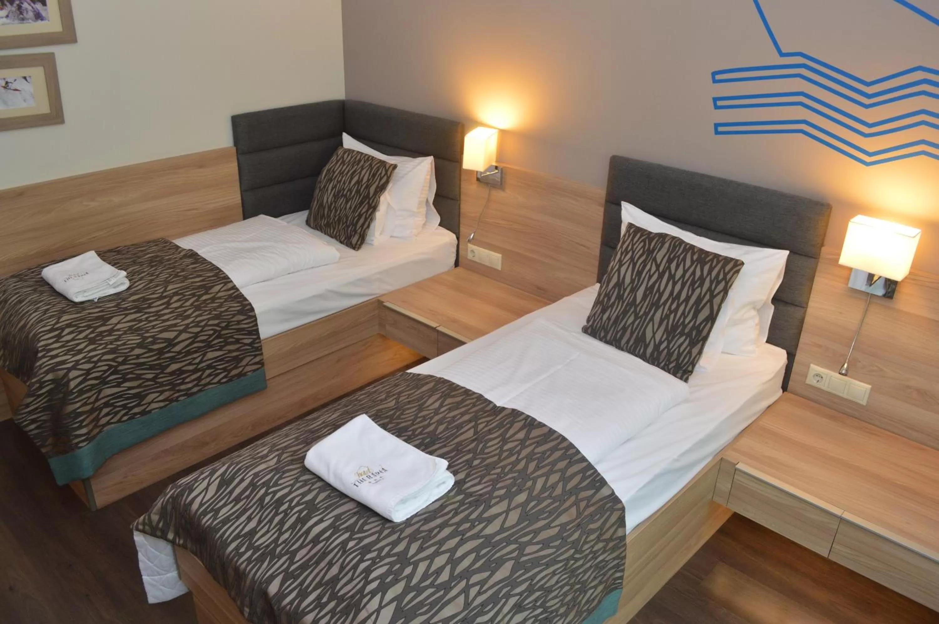 Bed in Hotel Therapia