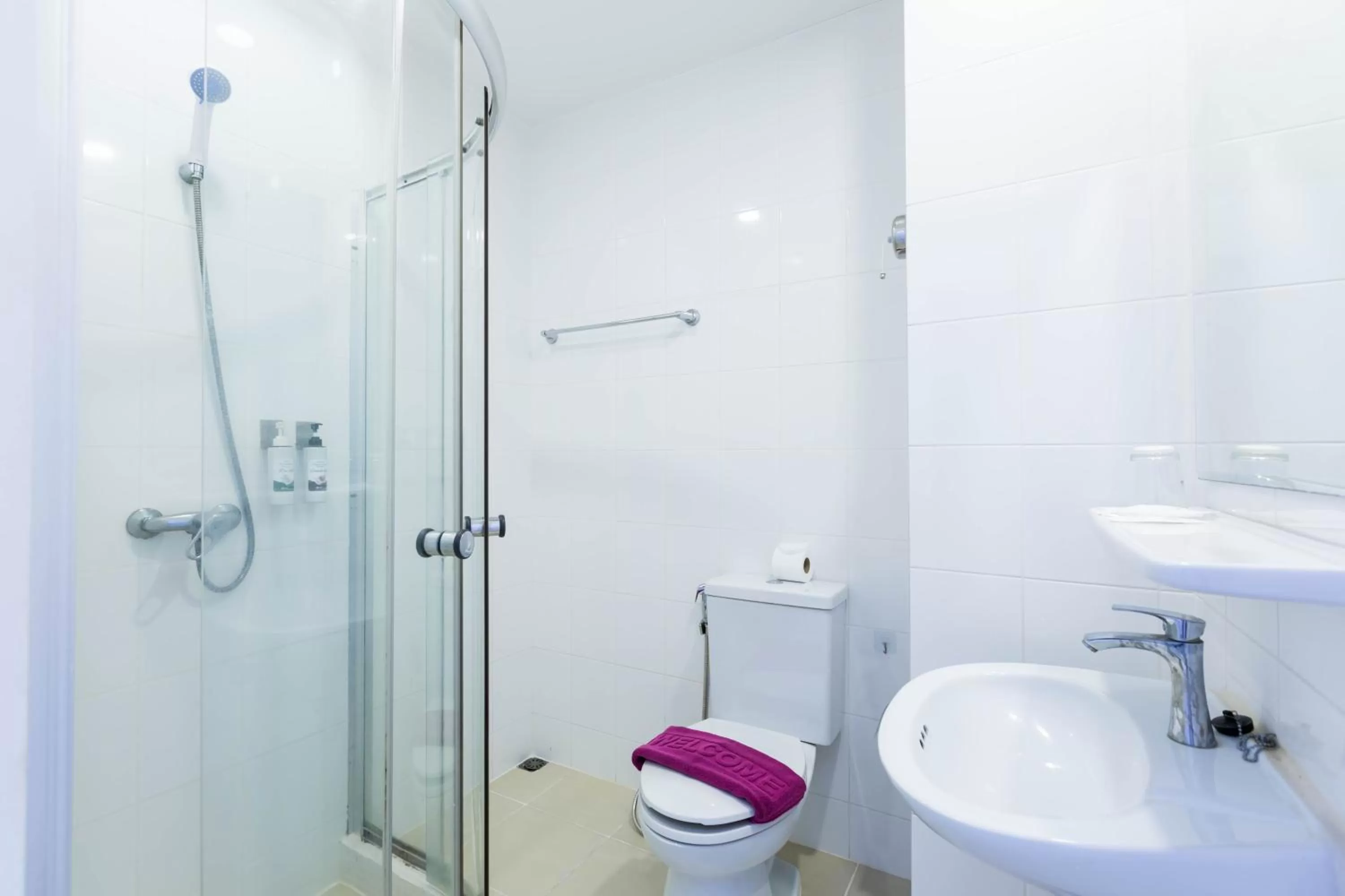 Shower in Hotel Zing