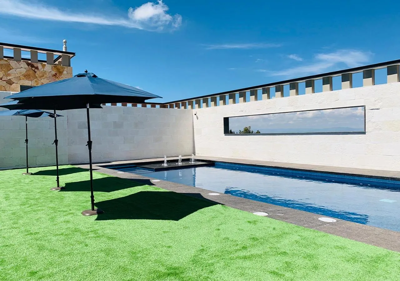 Pool view in Hotel MX más san miguel de allende