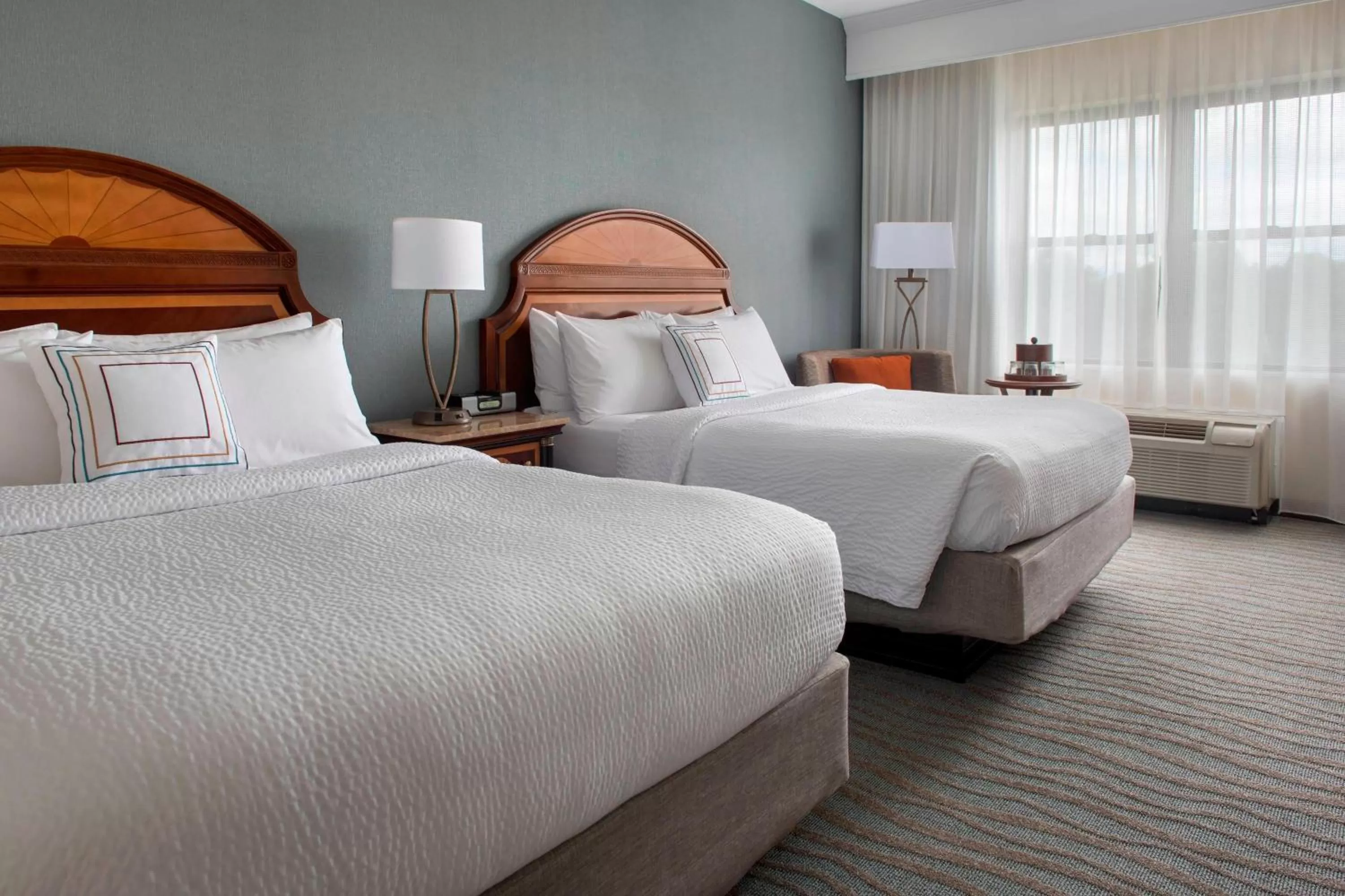 Queen Room with Two Queen Beds and Adapted Tub - Mobility Accessible in Courtyard by Marriott Saratoga Springs