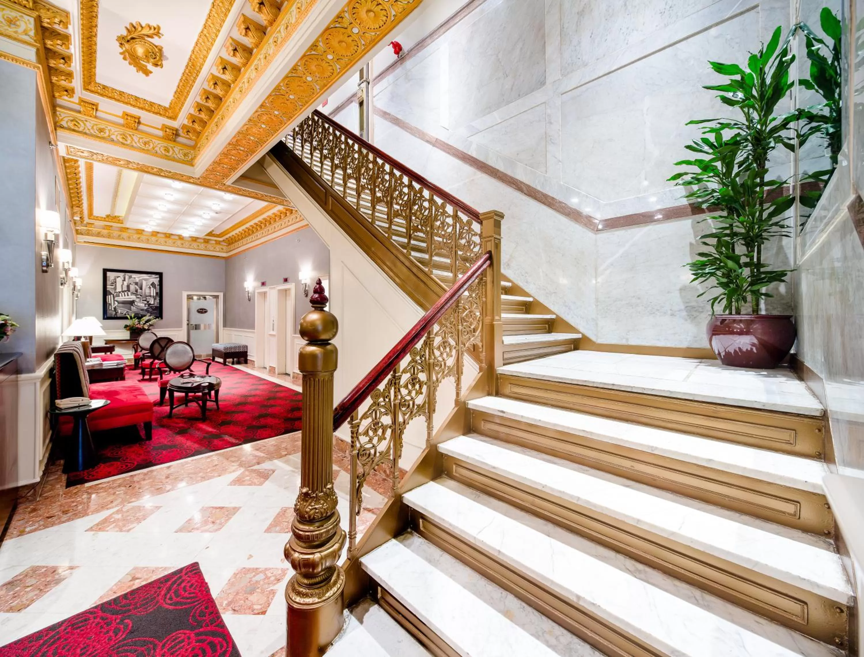 Decorative detail in Radio City Apartments